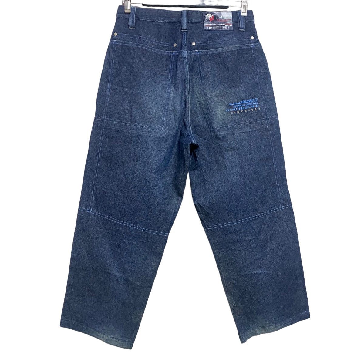 Southpole Vintage Southpole 3D Raw Fit Series Riveted Baggy Jeans Size US 31 - 1 Thumbnail