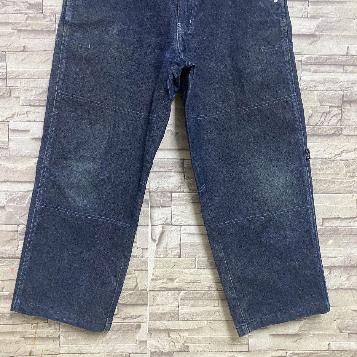 Southpole Vintage Southpole 3D Raw Fit Series Riveted Baggy Jeans Size US 31 - 8 Thumbnail