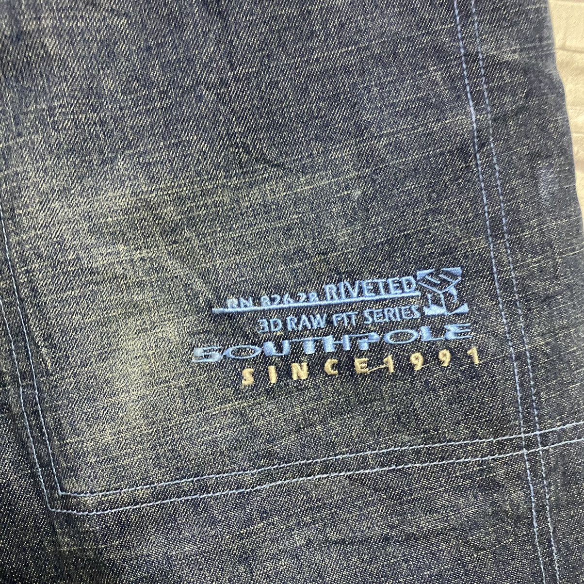 Southpole Vintage Southpole 3D Raw Fit Series Riveted Baggy Jeans Size US 31 - 15 Thumbnail