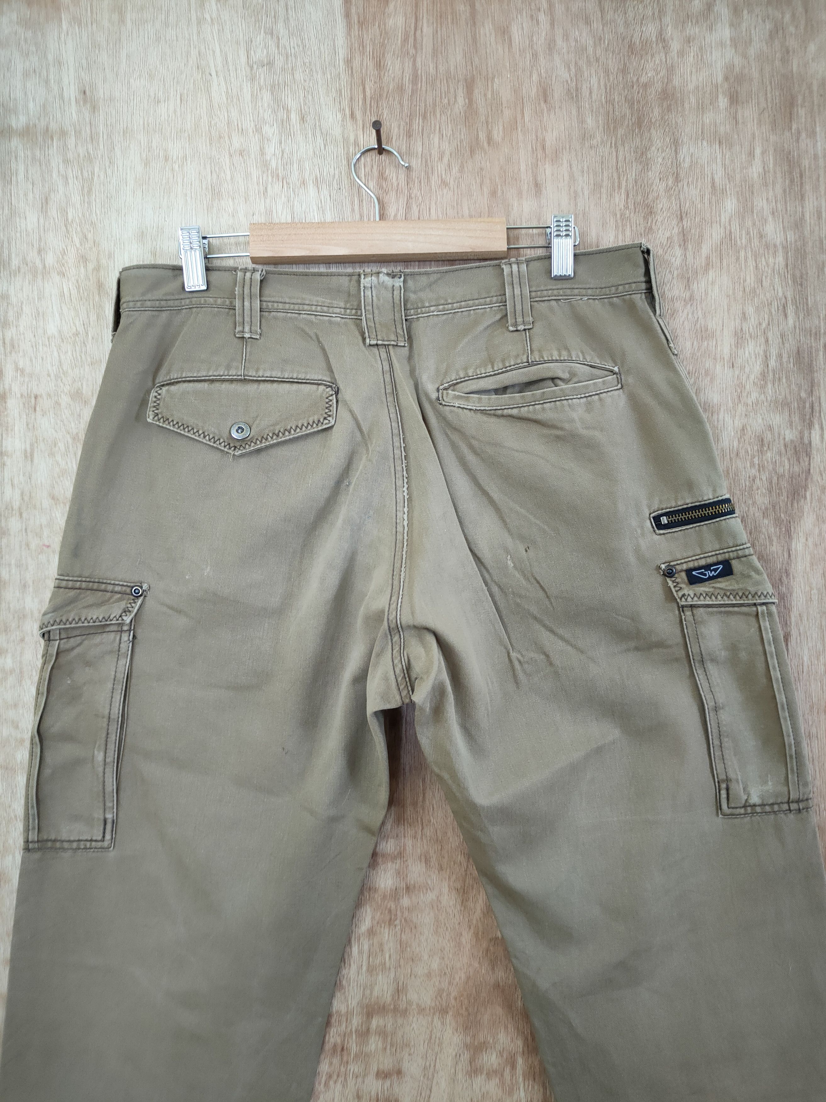 Japanese Brand DL Japan distressed dirty cargo pants #46-256T Size US 32 / EU 48 - 8 Thumbnail