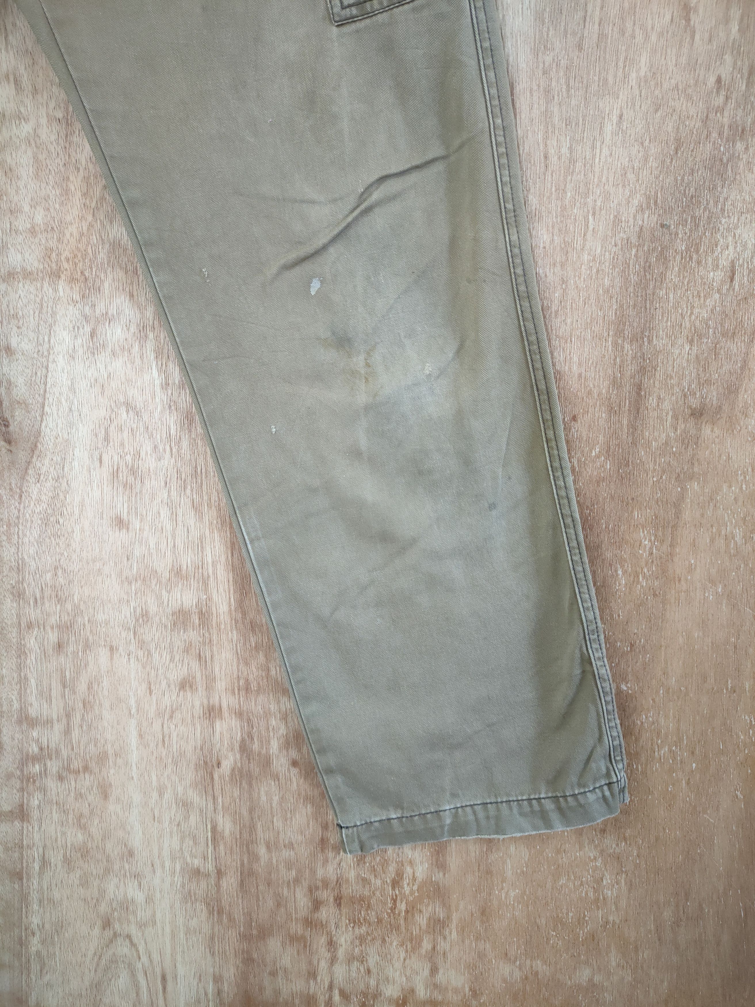 Japanese Brand DL Japan distressed dirty cargo pants #46-256T Size US 32 / EU 48 - 4 Thumbnail