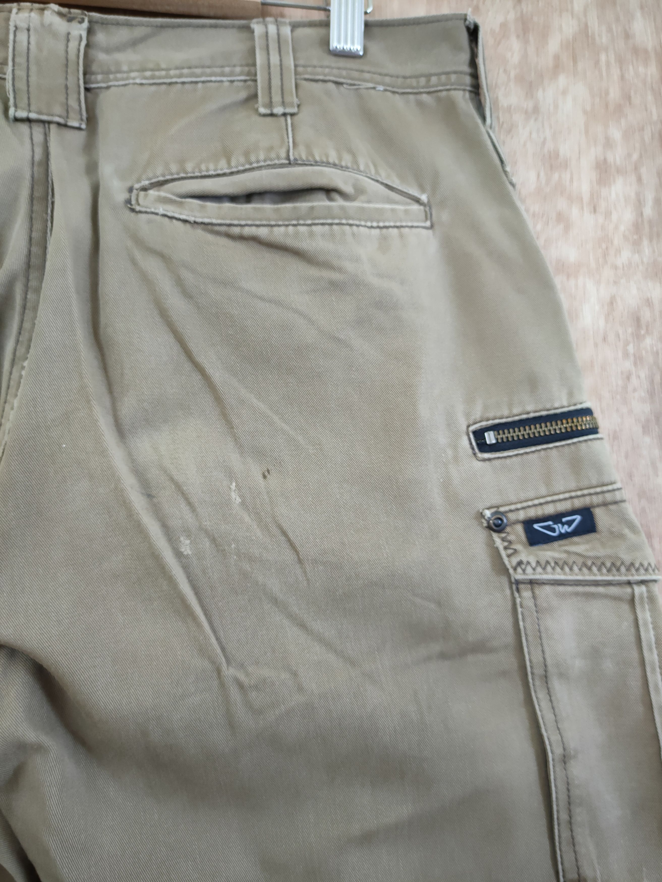 Japanese Brand DL Japan distressed dirty cargo pants #46-256T Size US 32 / EU 48 - 9 Thumbnail