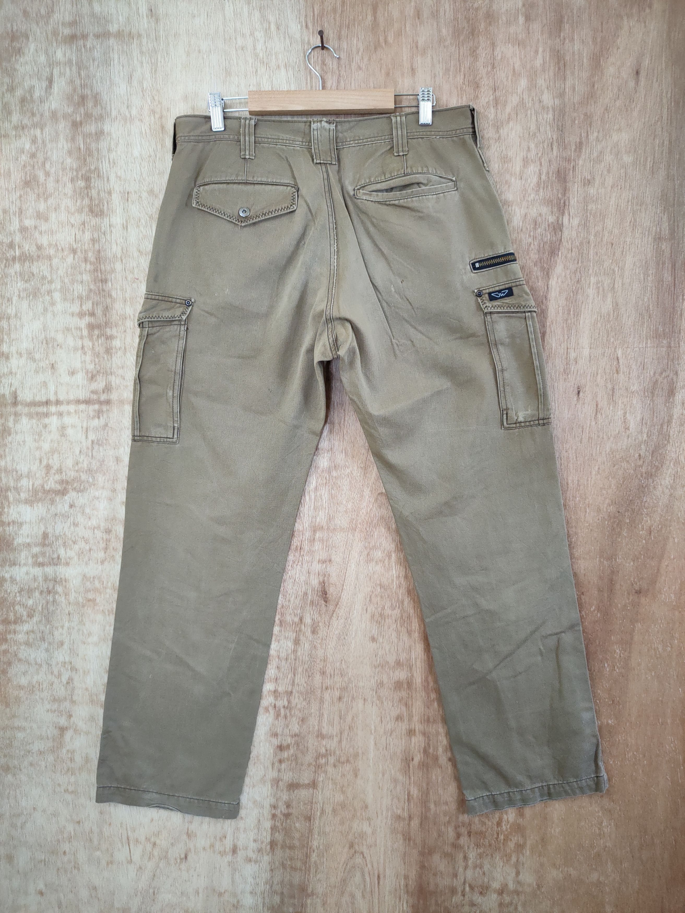 Japanese Brand DL Japan distressed dirty cargo pants #46-256T Size US 32 / EU 48 - 6 Thumbnail