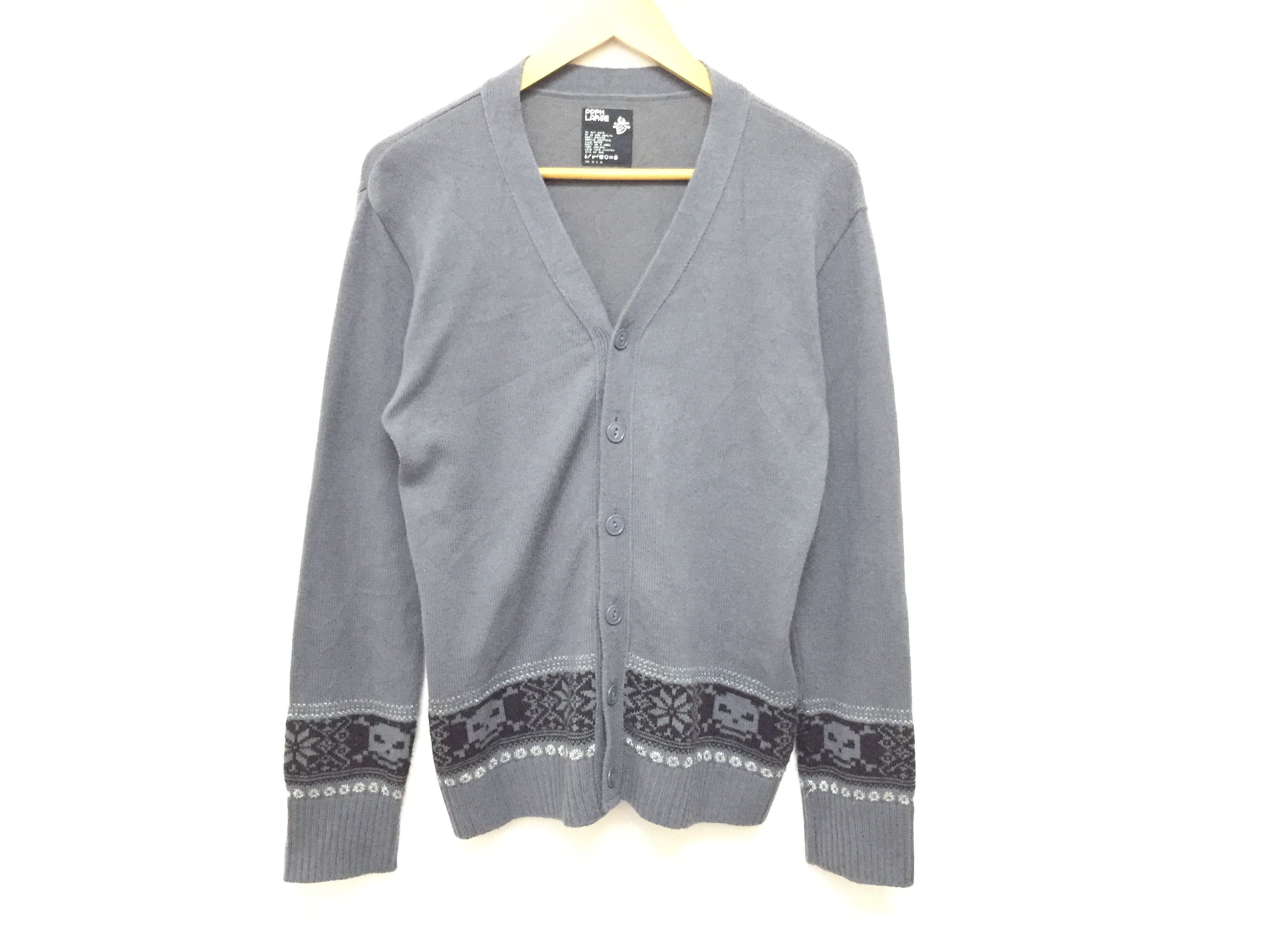 PPFM Cross Bone SKULL Cardigan Size US M / EU 48-50 / 2 - 2 Thumbnail