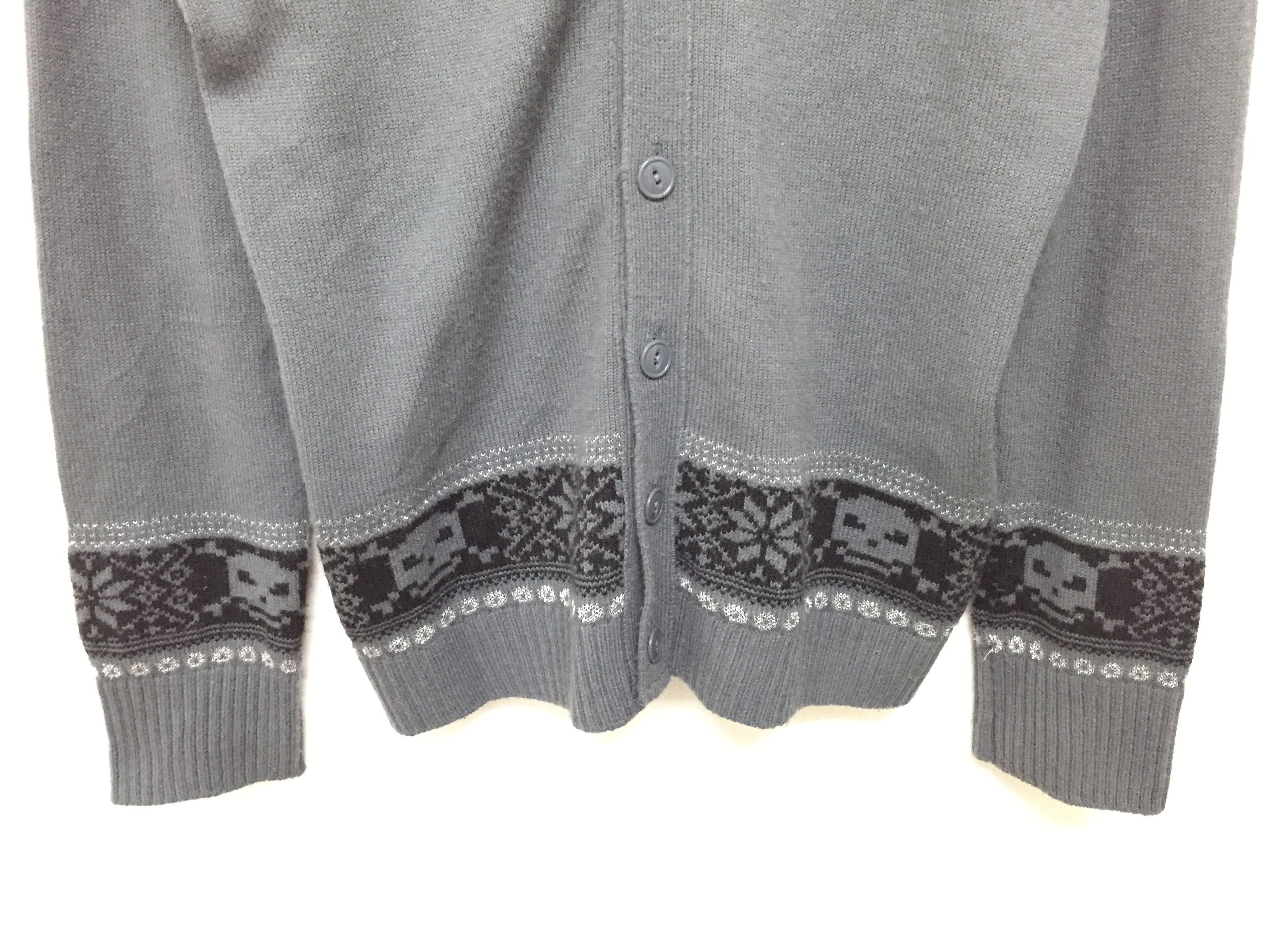 PPFM Cross Bone SKULL Cardigan Size US M / EU 48-50 / 2 - 4 Thumbnail