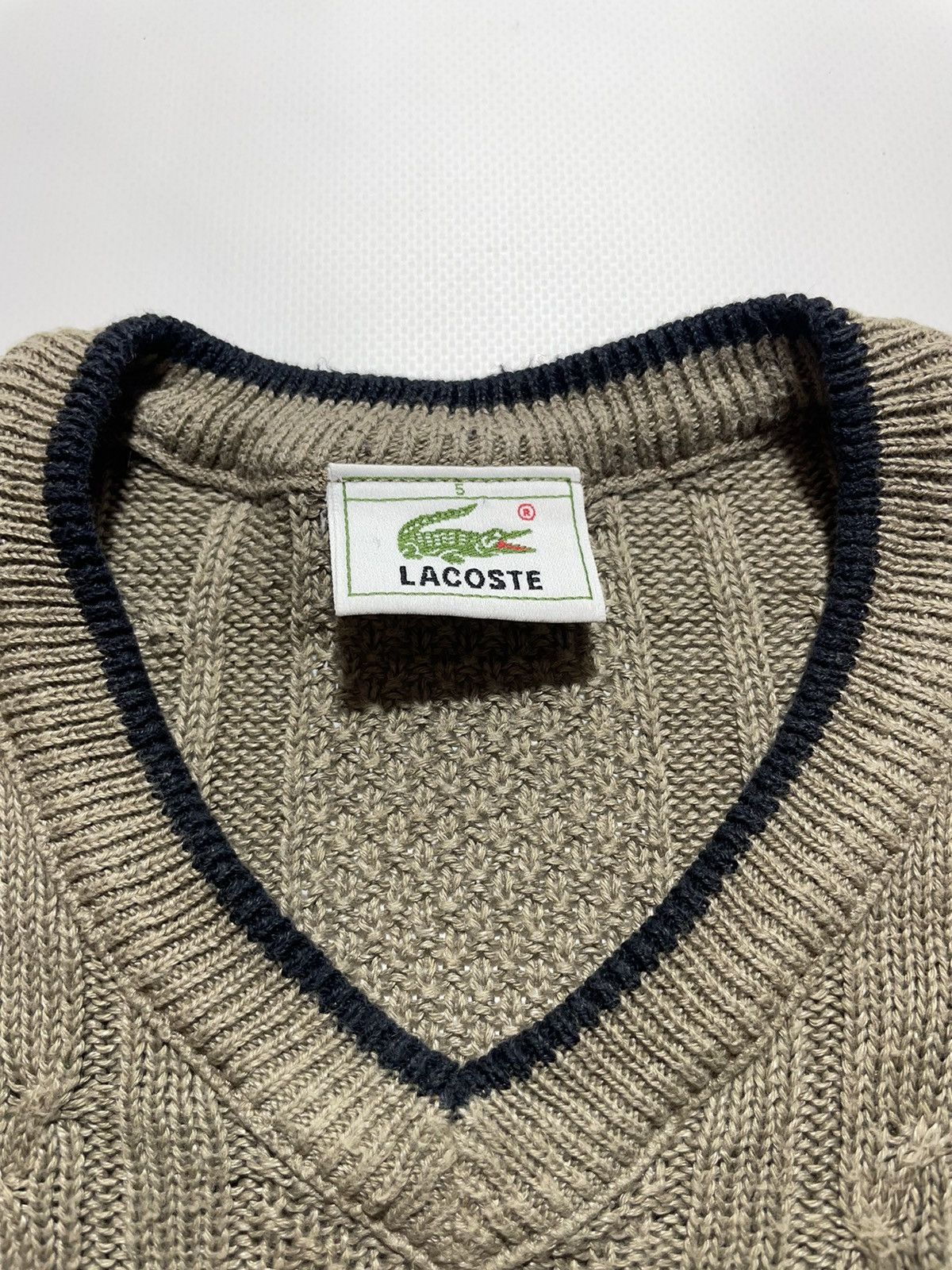 Lacoste Lacoste Vintage Sweater Size US L / EU 52-54 / 3 - 4 Thumbnail