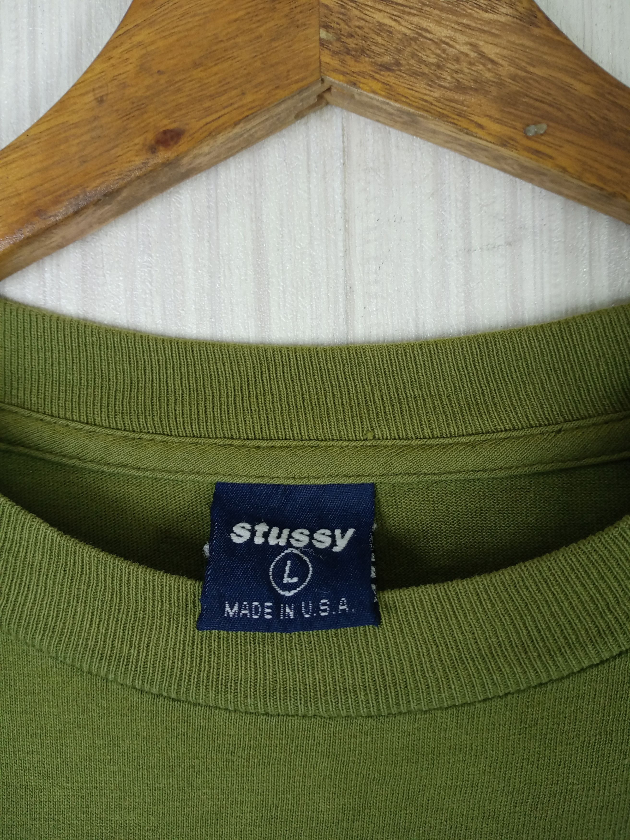 Stussy Rare Vintage 90s Stussy Big Logo Tshirt Size US L / EU 52-54 / 3 - 6 Thumbnail