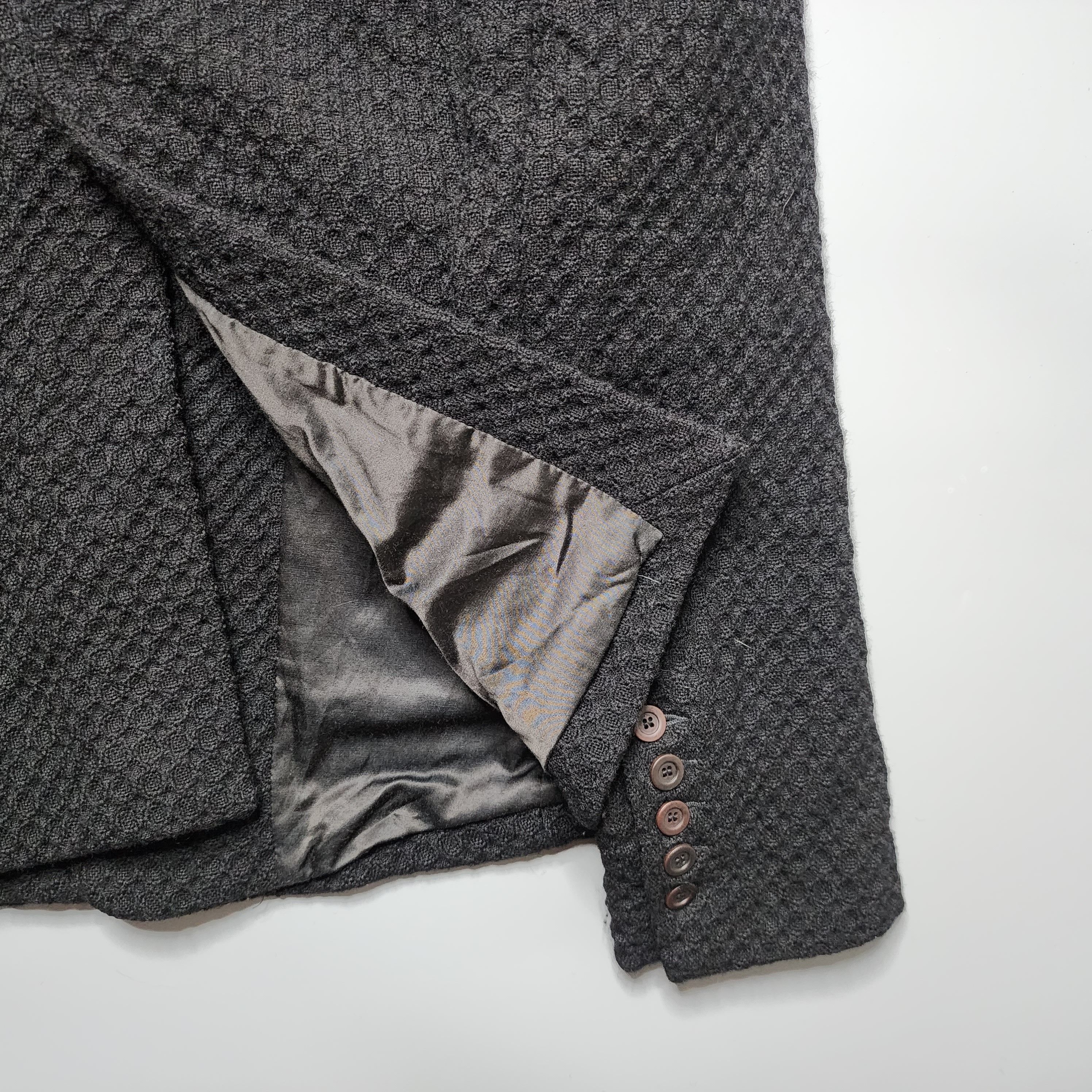 Rick Owens Rick Owens - Gleam Textured Wool Blazer w/ Mask Size 40R - 6 Thumbnail