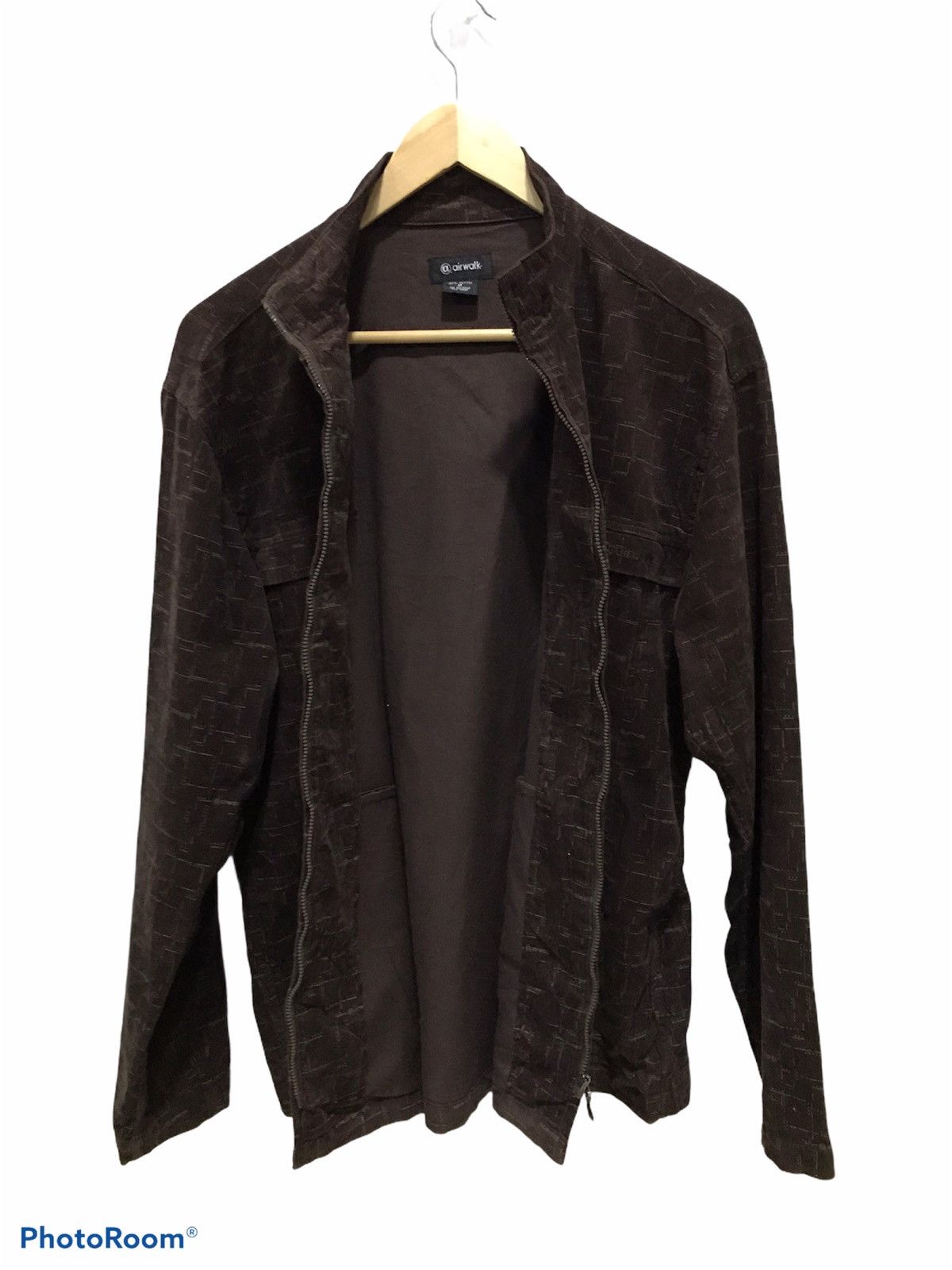 Airwalk Airwalk overprint corduroy zipper shirt Size US M / EU 48-50 / 2 - 3 Thumbnail