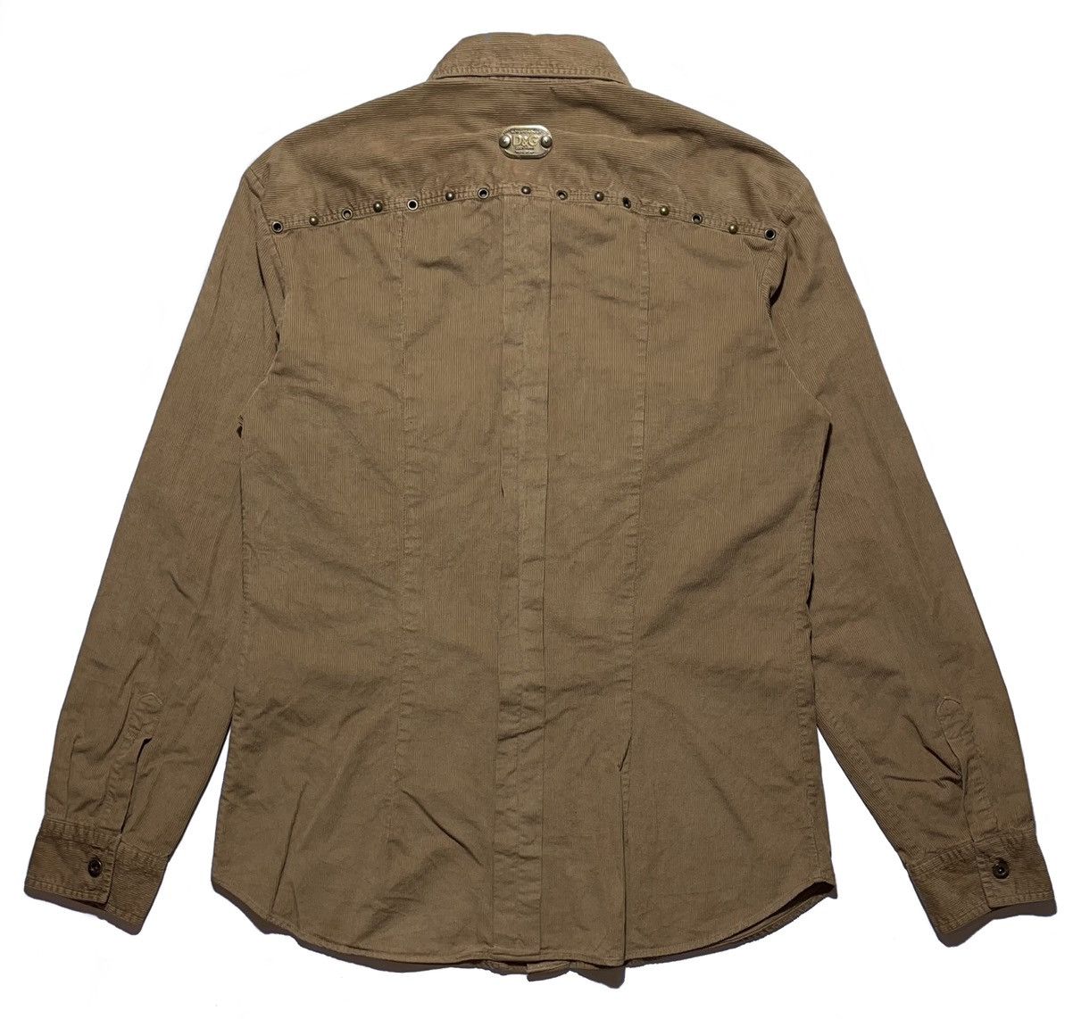 Dolce & Gabbana Dolce & Gabbana Vintage Corduroy Shirt Size US L / EU 52-54 / 3 - 2 Thumbnail