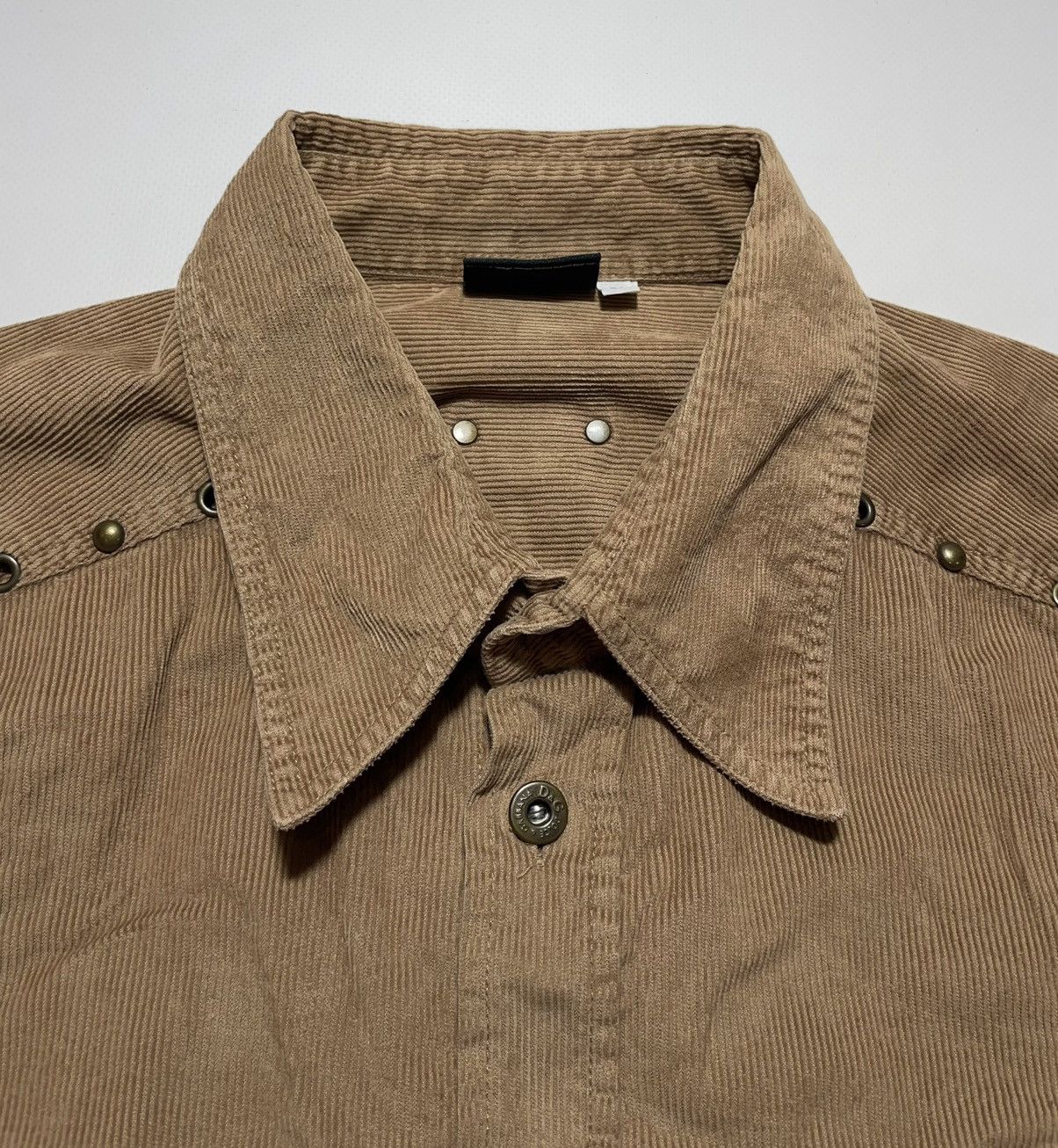 Dolce & Gabbana Dolce & Gabbana Vintage Corduroy Shirt Size US L / EU 52-54 / 3 - 6 Thumbnail
