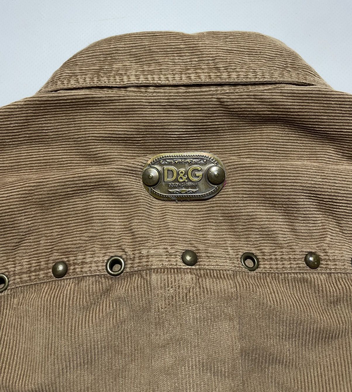 Dolce & Gabbana Dolce & Gabbana Vintage Corduroy Shirt Size US L / EU 52-54 / 3 - 9 Thumbnail