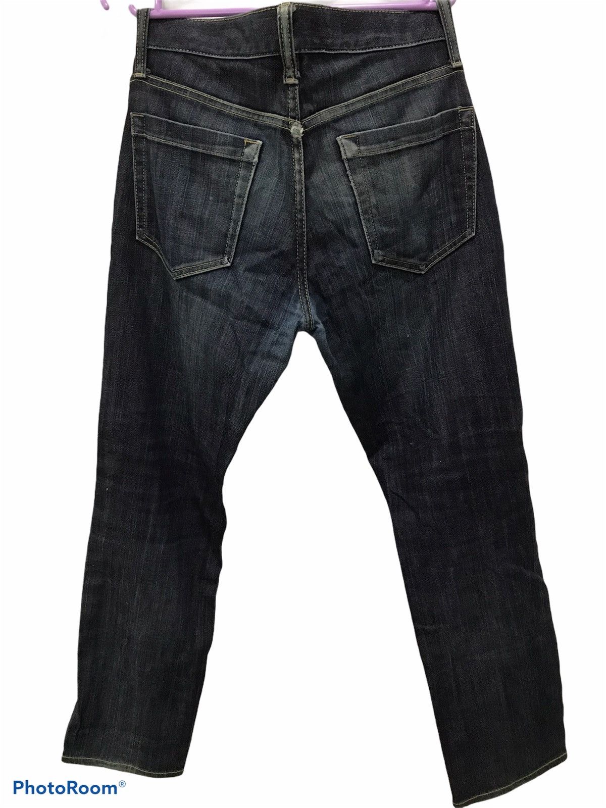 Japanese Brand Uniqlo Skinny Fit faded denim Jeans Size US 33 - 2 Thumbnail