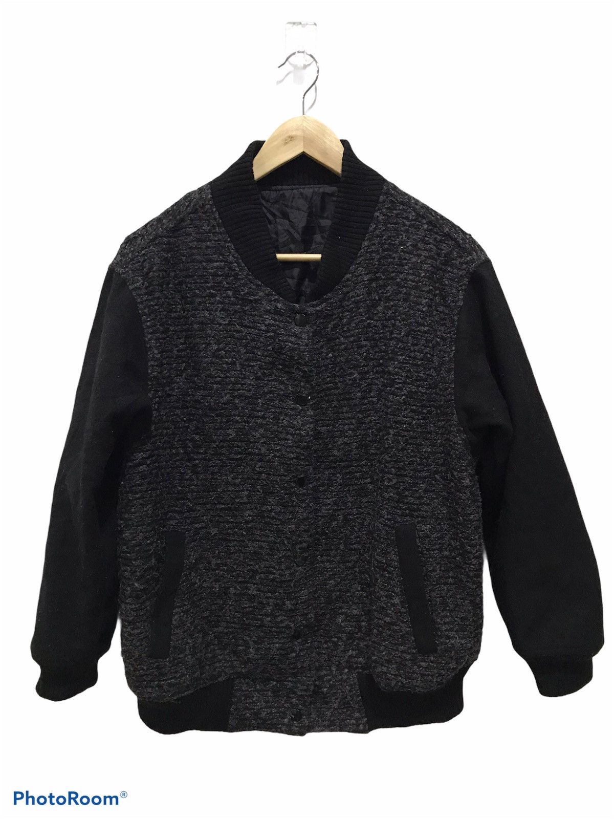 Sorridere Snap Button wool Varsity Jacket