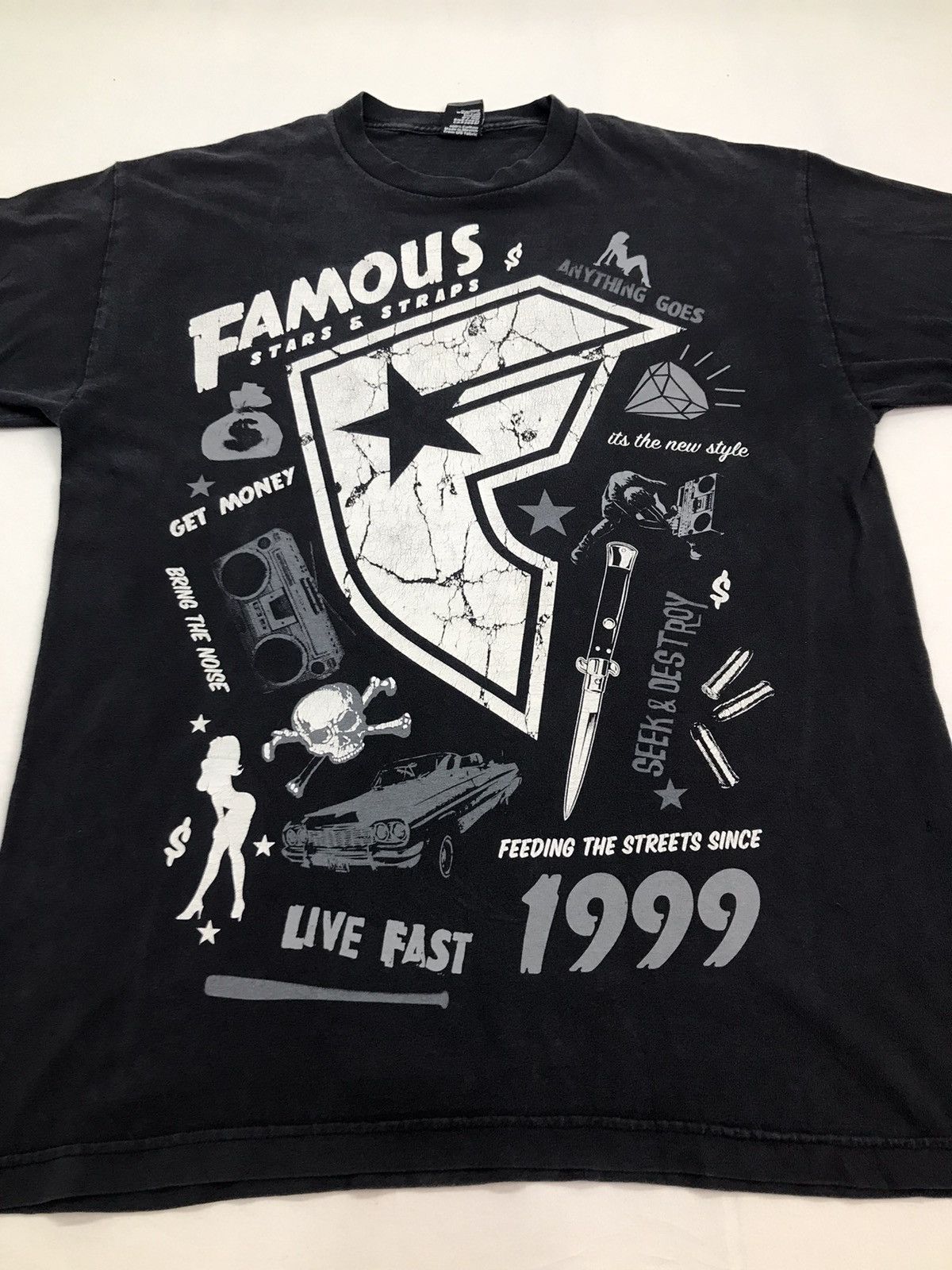 Famous Stars And Straps Vtg Famous Stars & Straps Tshirt Hysteric style Size US L / EU 52-54 / 3 - 6 Thumbnail