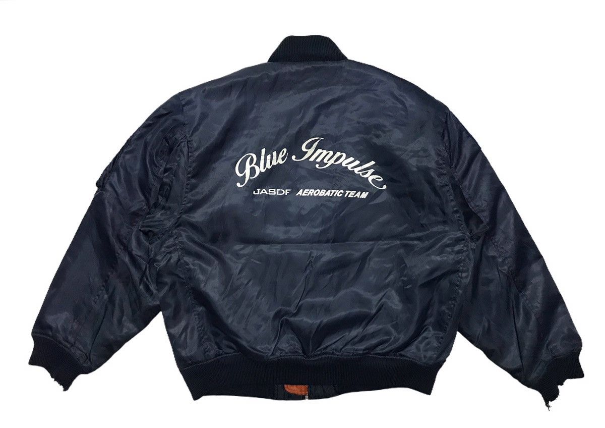 Vintage Blue impulse flight jacket Size US L / EU 52-54 / 3 - 3 Thumbnail