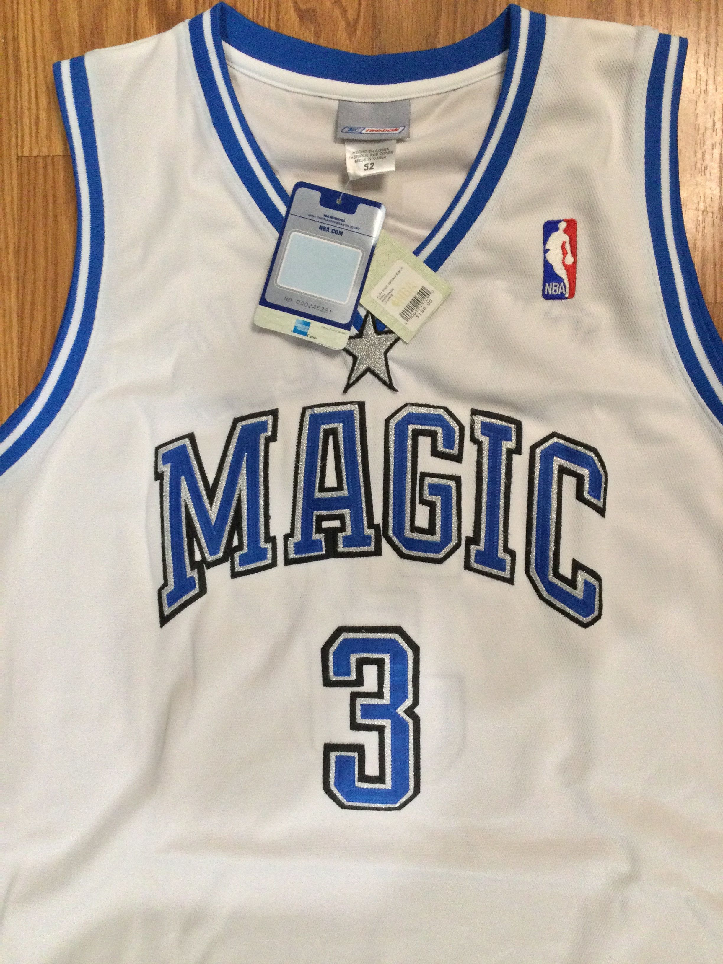 NBA × Reebok Steve Francis Authentic Orlando Magic Reebok Jersey NWT Size US XXL / EU 58 / 5 - 4 Thumbnail