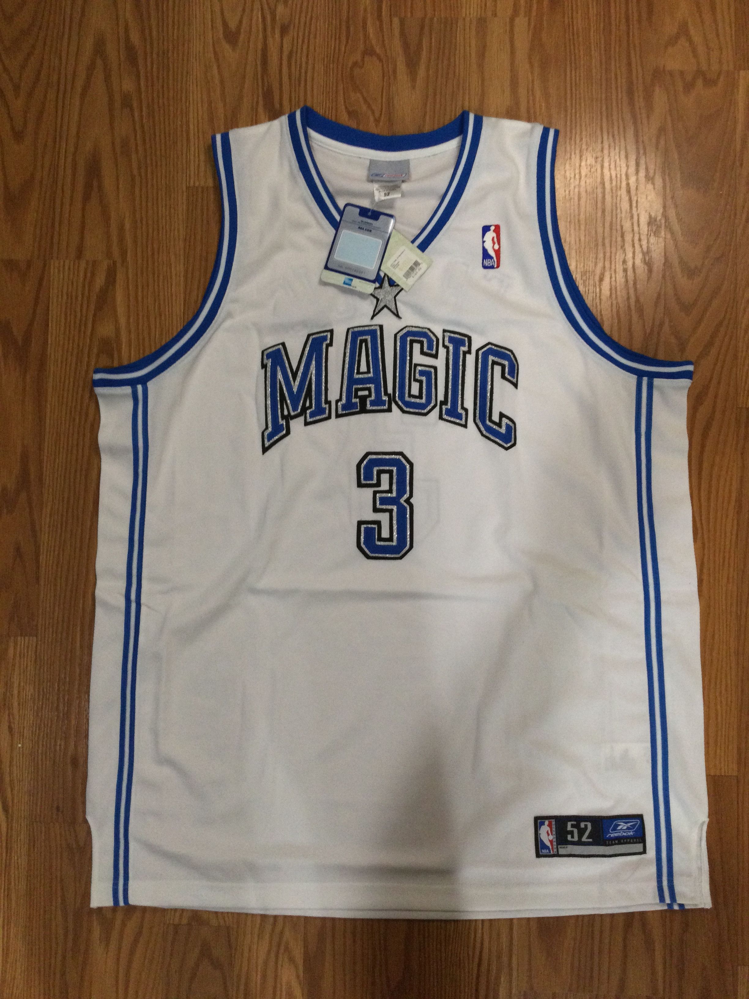 NBA × Reebok Steve Francis Authentic Orlando Magic Reebok Jersey NWT Size US XXL / EU 58 / 5 - 2 Thumbnail
