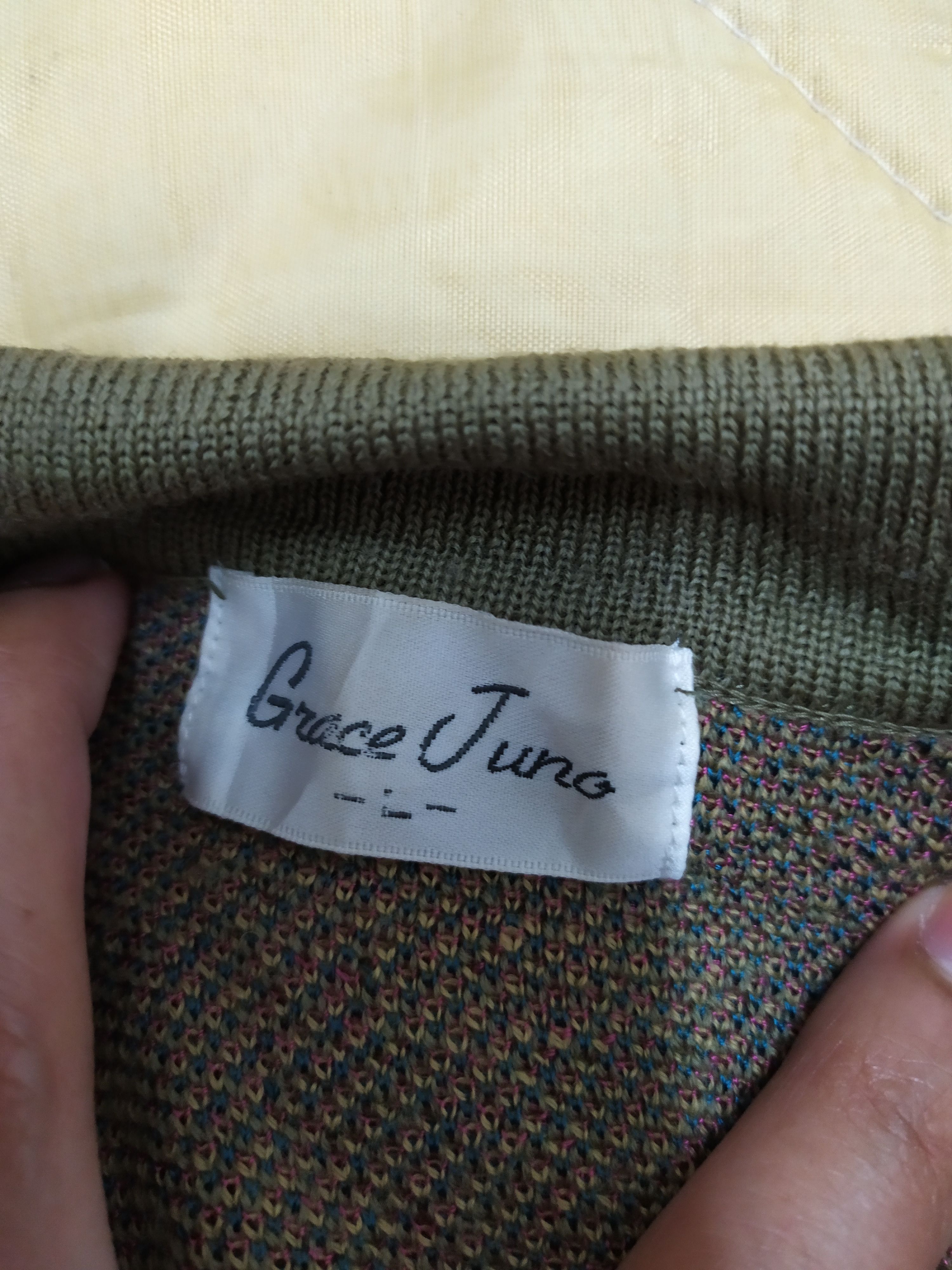 Aran Isles Knitwear × Japanese Brand GRACE JUNO MULTICOLOR KNITWEAR Size US S / EU 44-46 / 1 - 8 Thumbnail
