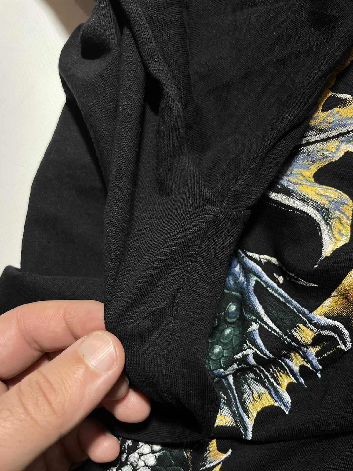 Vintage Alchemy Gothic Vintage Dragon Logo T-shirt Size US XL / EU 56 / 4 - 7 Thumbnail