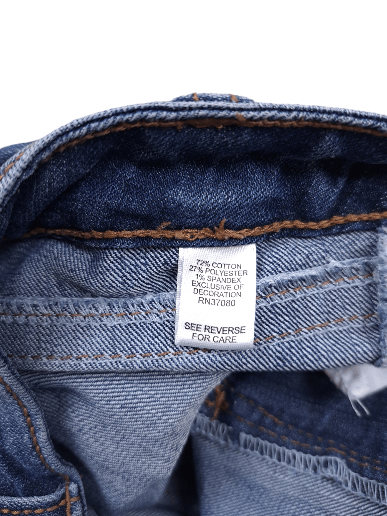 Vintage 🔥 Vintage Patchwork Custom Denim Slim Jeans Women Size 28" / US 6 / IT 42 - 6 Thumbnail
