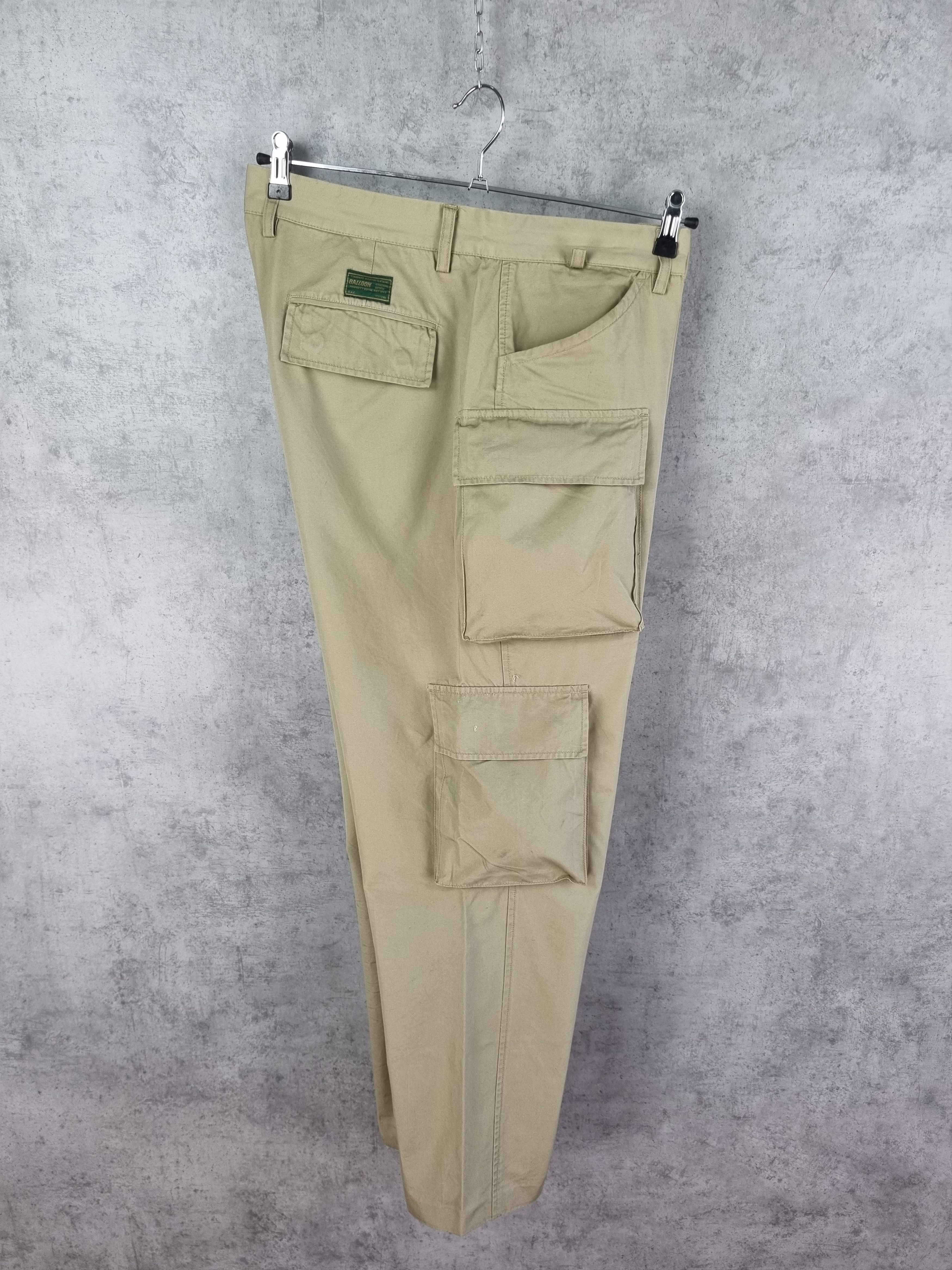 Japanese Brand 90s Cargo Parachute Multi Pockets Pants Travis Scott style Size US 33 - 4 Thumbnail