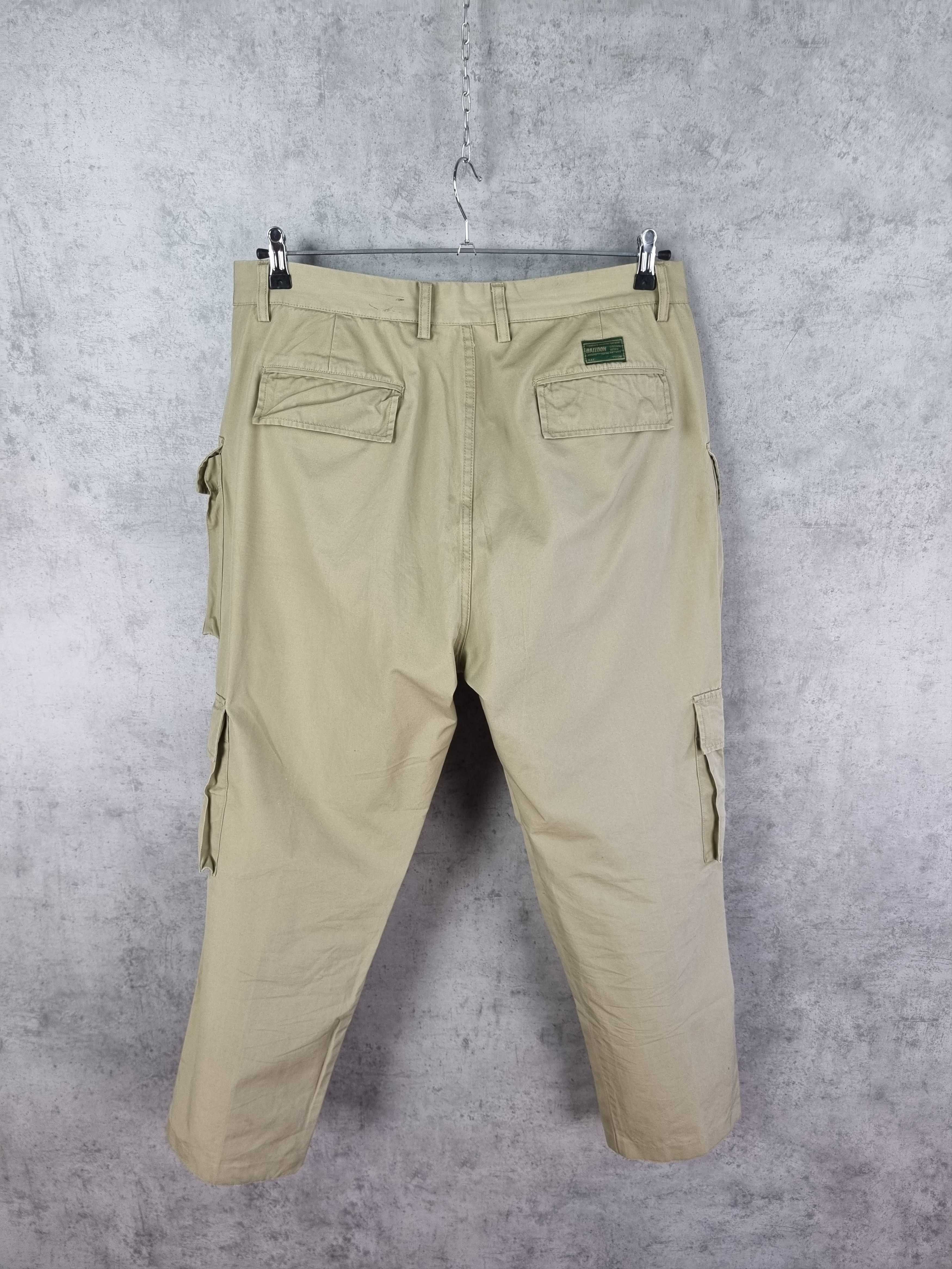Japanese Brand 90s Cargo Parachute Multi Pockets Pants Travis Scott style Size US 33 - 5 Thumbnail