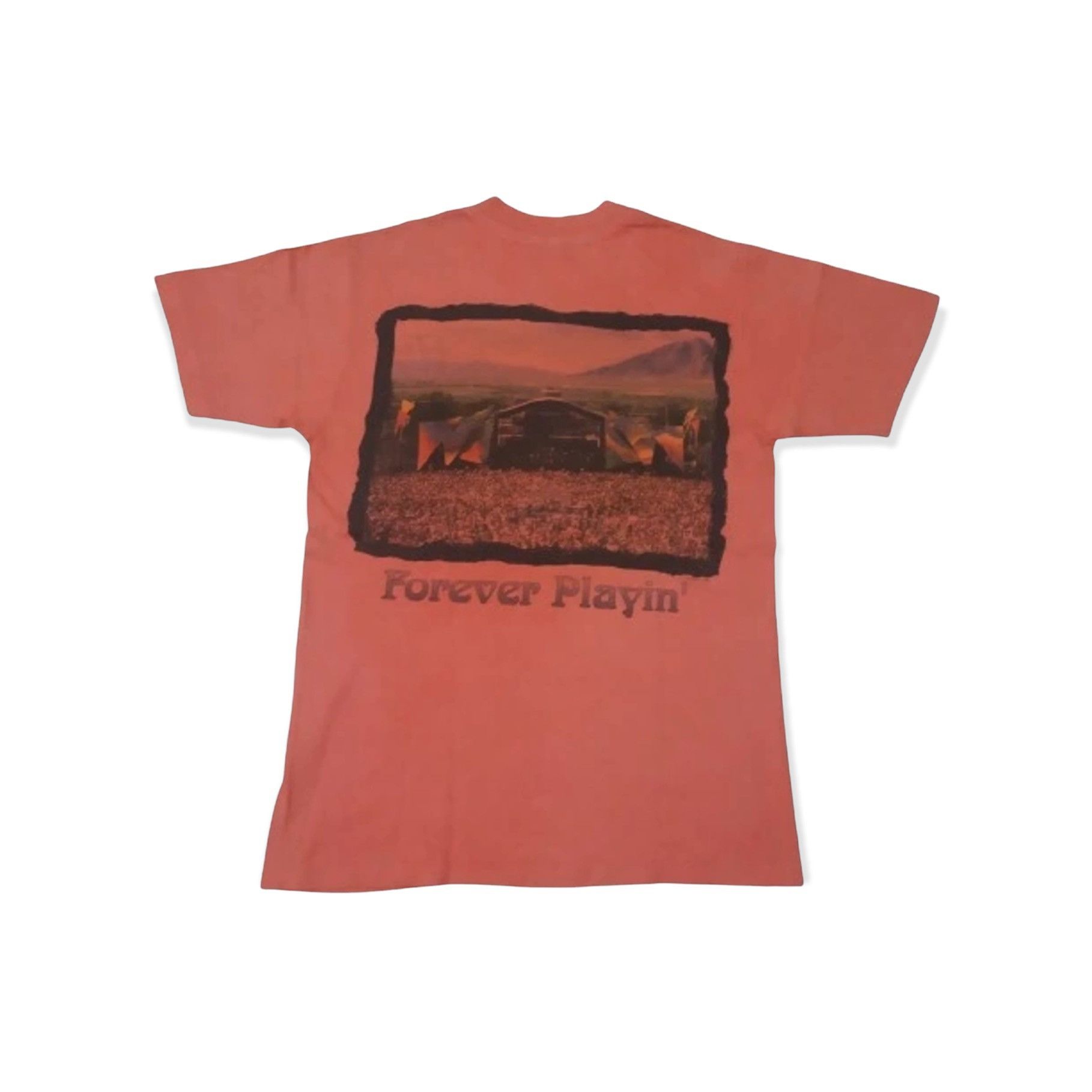 image of Band Tees x Grateful Dead Vintage 90's Grateful Dead Forever Playin’ 1997 Tees in Orange (Size Smal