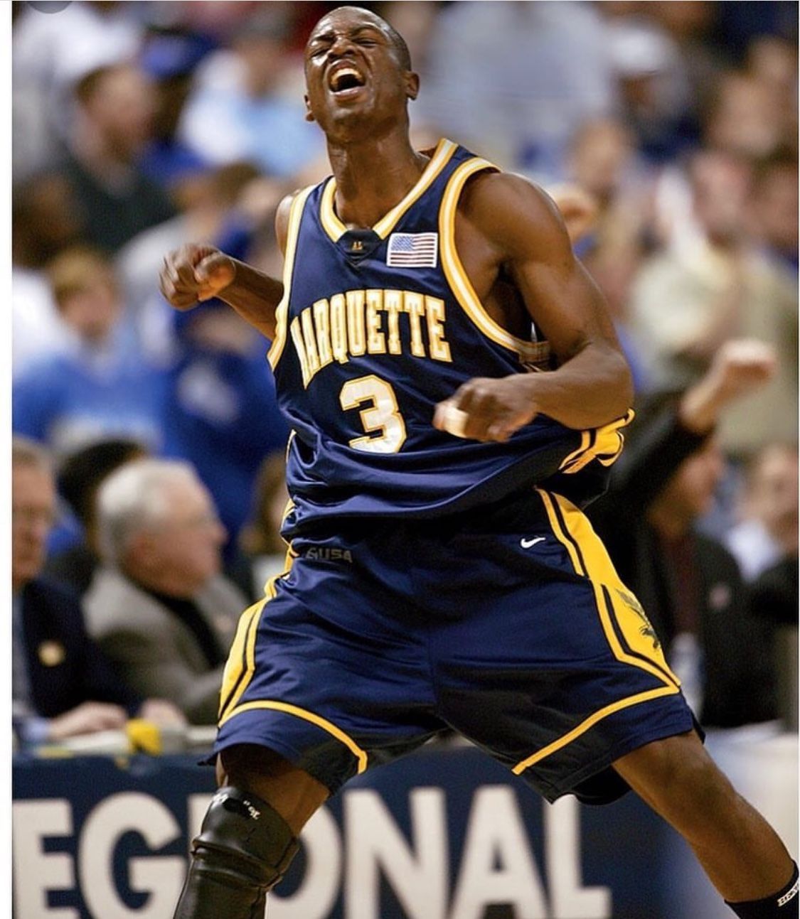 Authentic Dwyane Wade Marquette University Nike Jersey