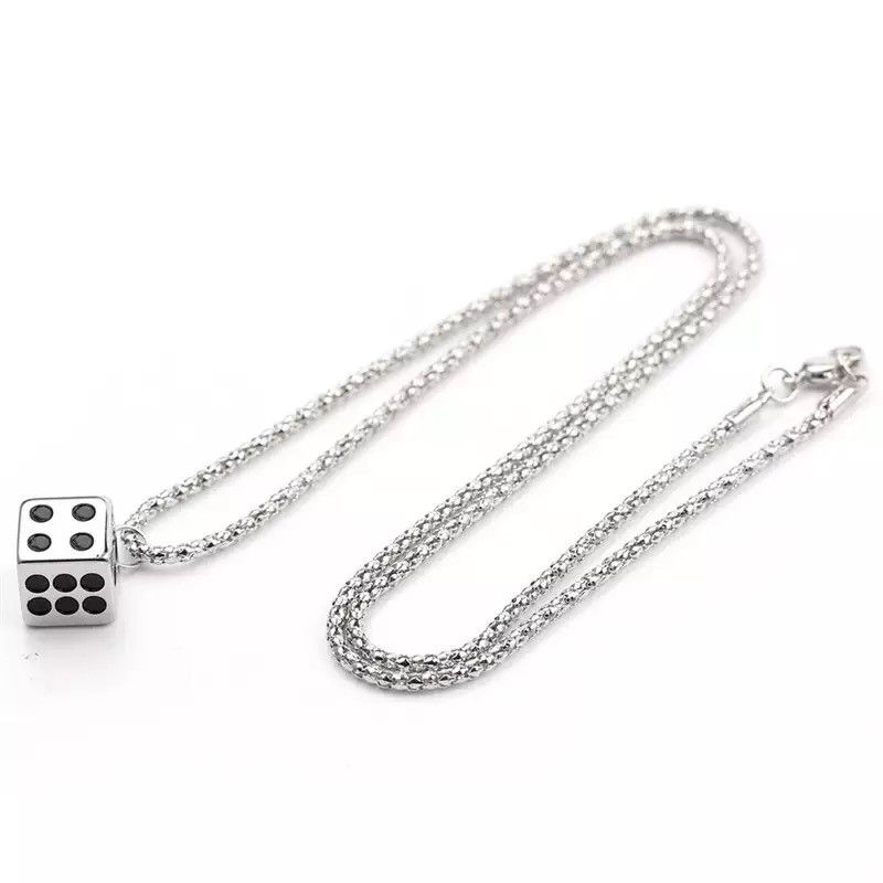 Jewelry Harajuku Retro Simple Lucky Dice Necklaces Size ONE SIZE - 3 Thumbnail