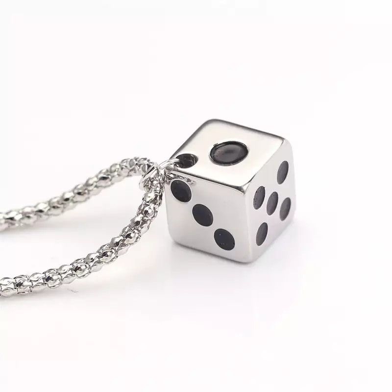 Jewelry Harajuku Retro Simple Lucky Dice Necklaces Size ONE SIZE - 2 Thumbnail