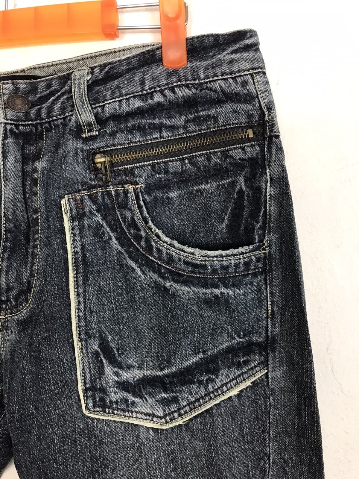 Vintage Japanese Brand Roots Tree Style Pants Distressed Denim Size US 34 / EU 50 - 5 Thumbnail