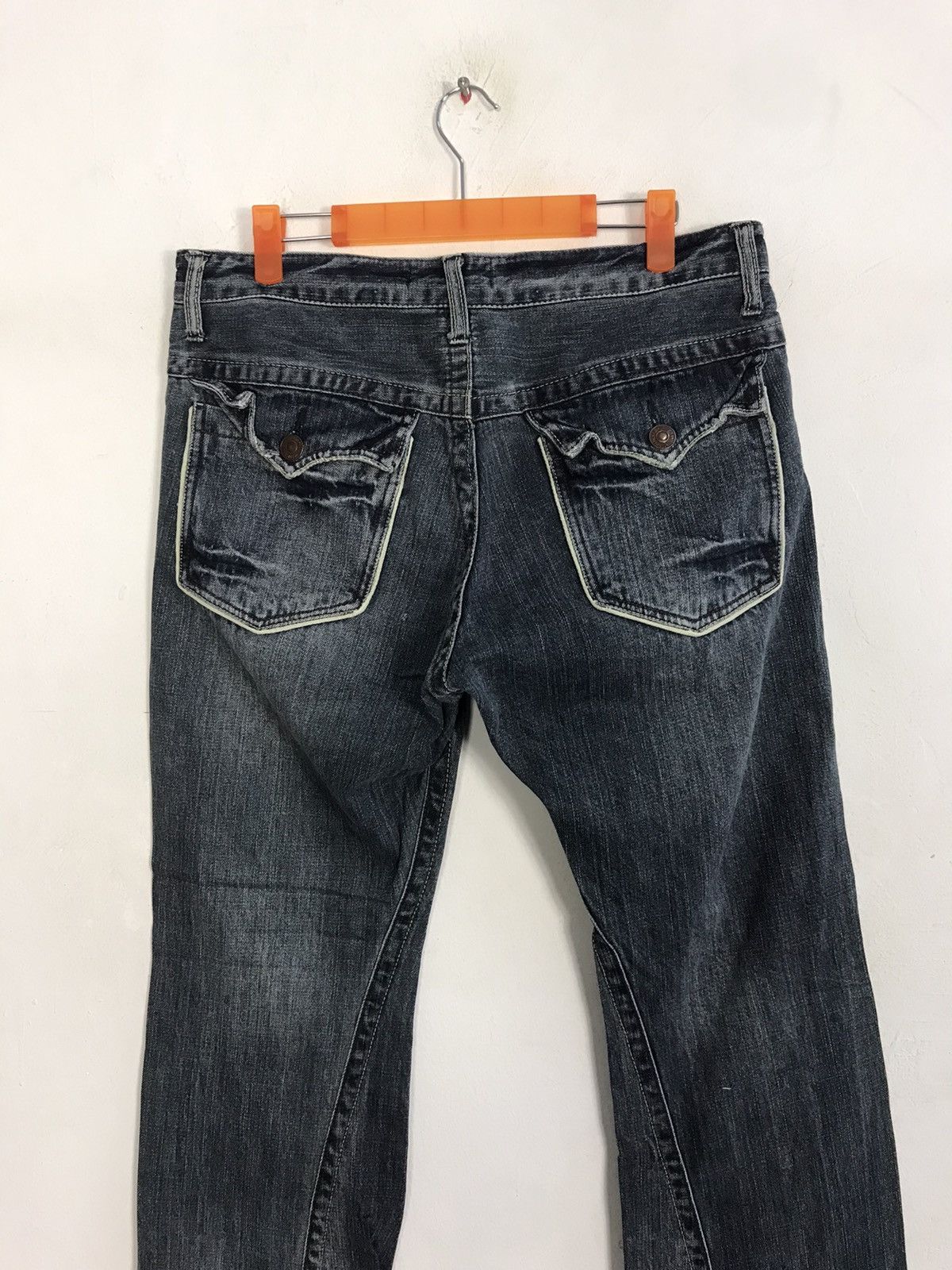 Vintage Japanese Brand Roots Tree Style Pants Distressed Denim Size US 34 / EU 50 - 4 Thumbnail