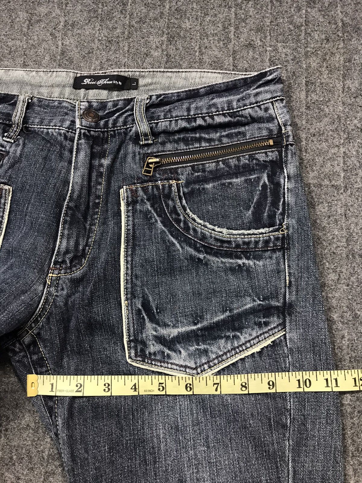 Vintage Japanese Brand Roots Tree Style Pants Distressed Denim Size US 34 / EU 50 - 13 Thumbnail