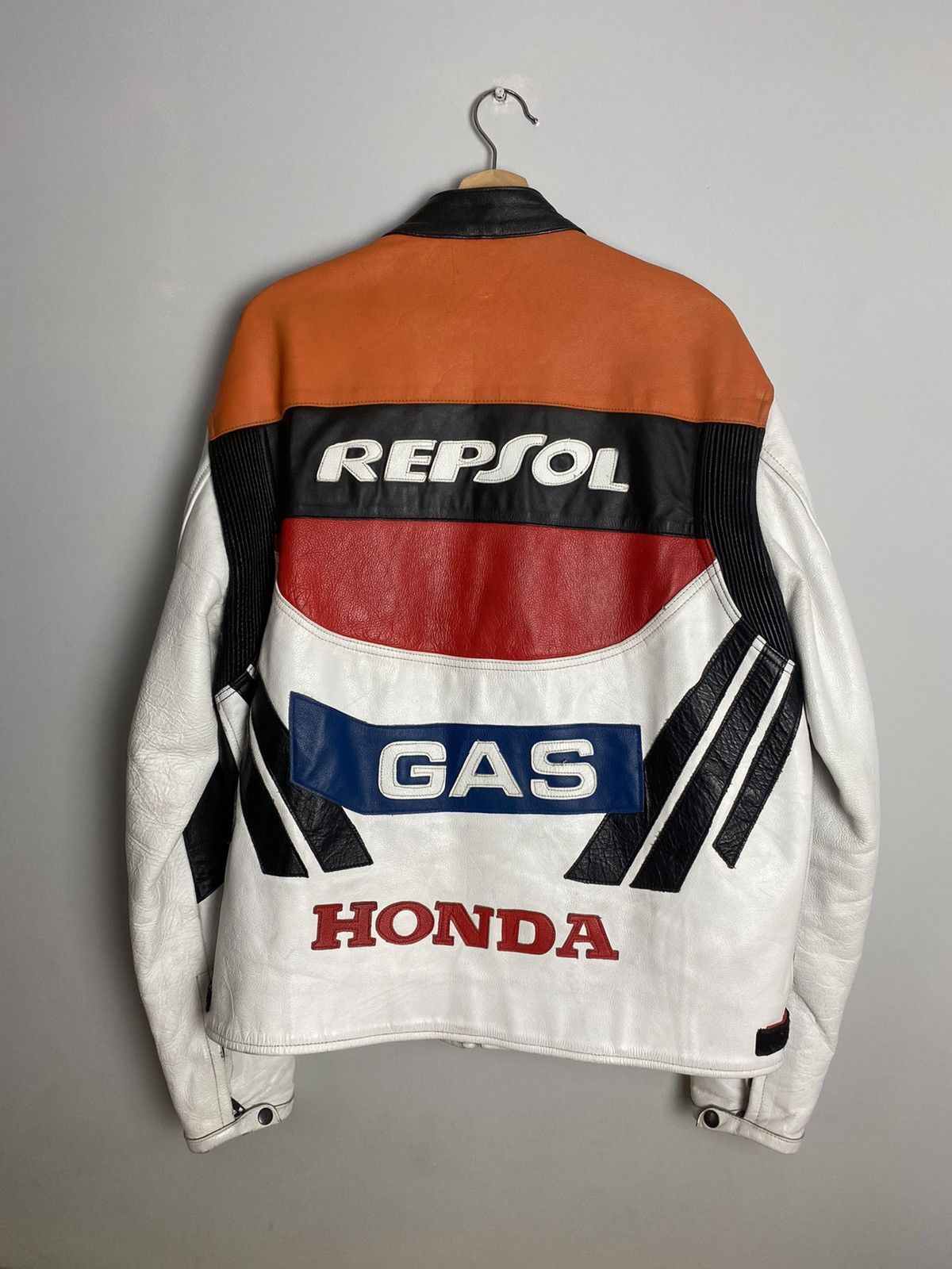 Honda 🔥Rare Vintage HONDA REPSOL Dainese racing leather jacket Size US XXL / EU 58 / 5 - 3 Thumbnail