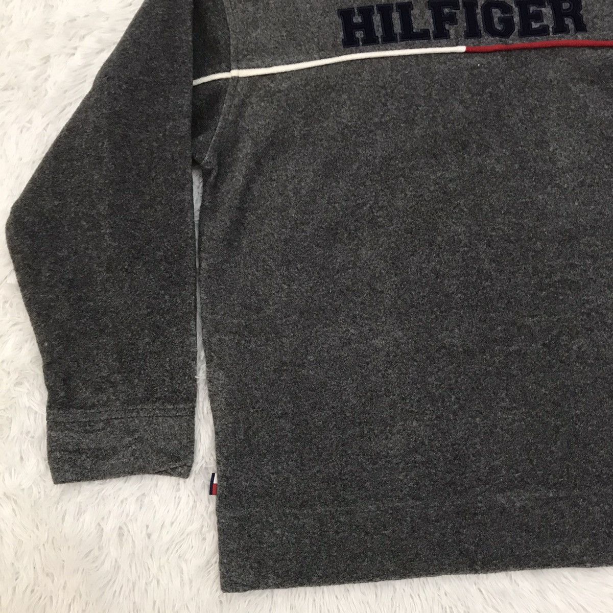 Tommy Hilfiger Tommy Hilfiger Fleece Big Logo On Back Sweater/Sweatshirt Size US L / EU 52-54 / 3 - 9 Thumbnail