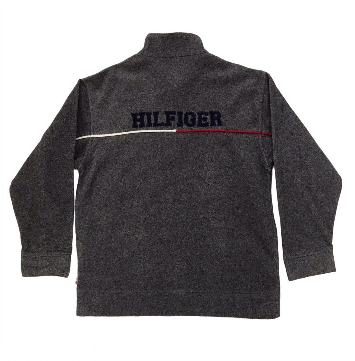 Tommy Hilfiger Tommy Hilfiger Fleece Big Logo On Back Sweater/Sweatshirt Size US L / EU 52-54 / 3 - 1 Thumbnail
