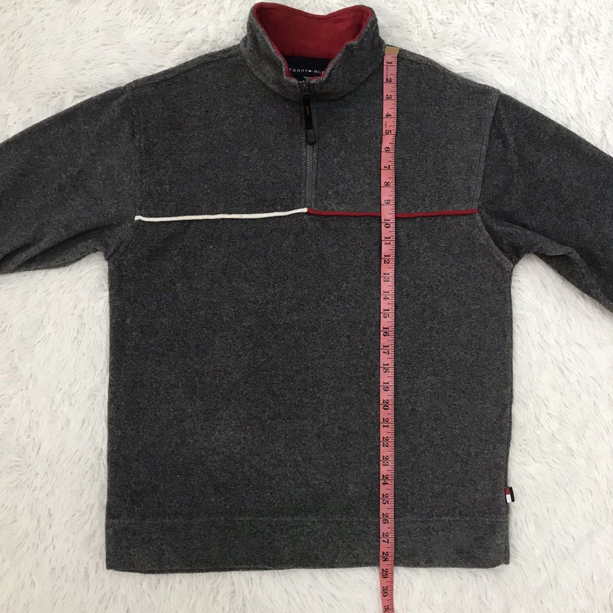 Tommy Hilfiger Tommy Hilfiger Fleece Big Logo On Back Sweater/Sweatshirt Size US L / EU 52-54 / 3 - 16 Thumbnail