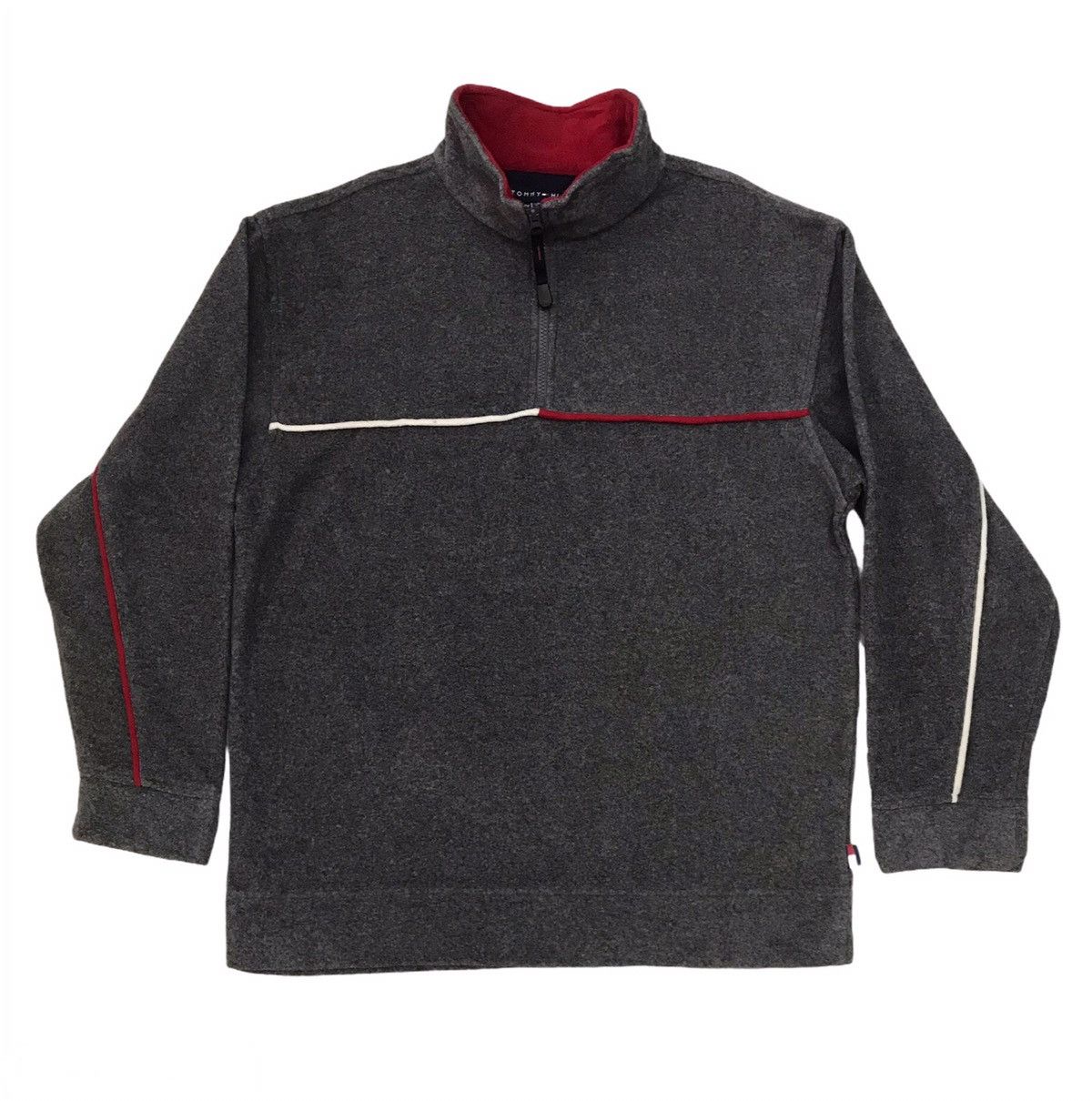 Tommy Hilfiger Tommy Hilfiger Fleece Big Logo On Back Sweater/Sweatshirt Size US L / EU 52-54 / 3 - 2 Thumbnail