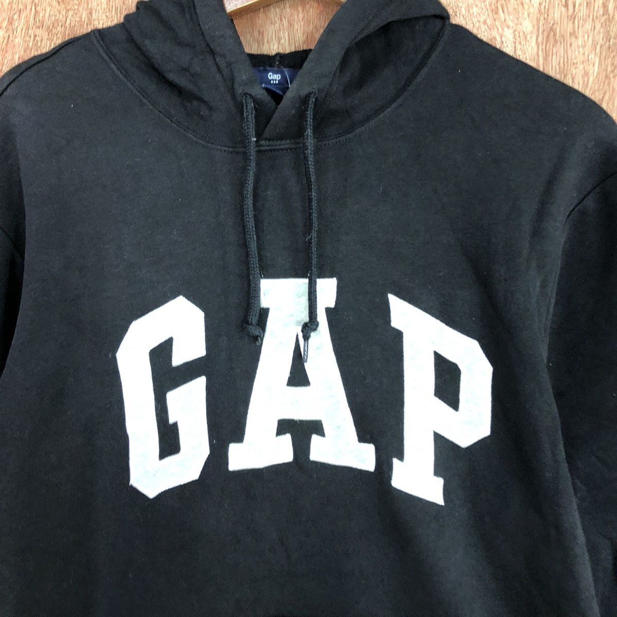 Gap DL Gap Black Big Logo Hoodies #2026 Size US M / EU 48-50 / 2 - 10 Thumbnail