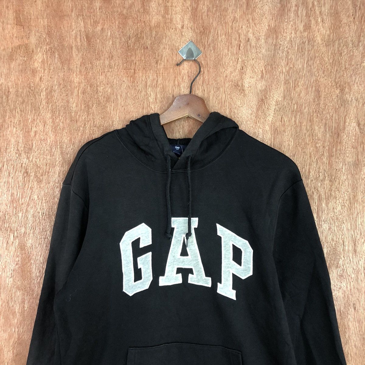 Gap DL Gap Black Big Logo Hoodies #2026 Size US M / EU 48-50 / 2 - 2 Thumbnail