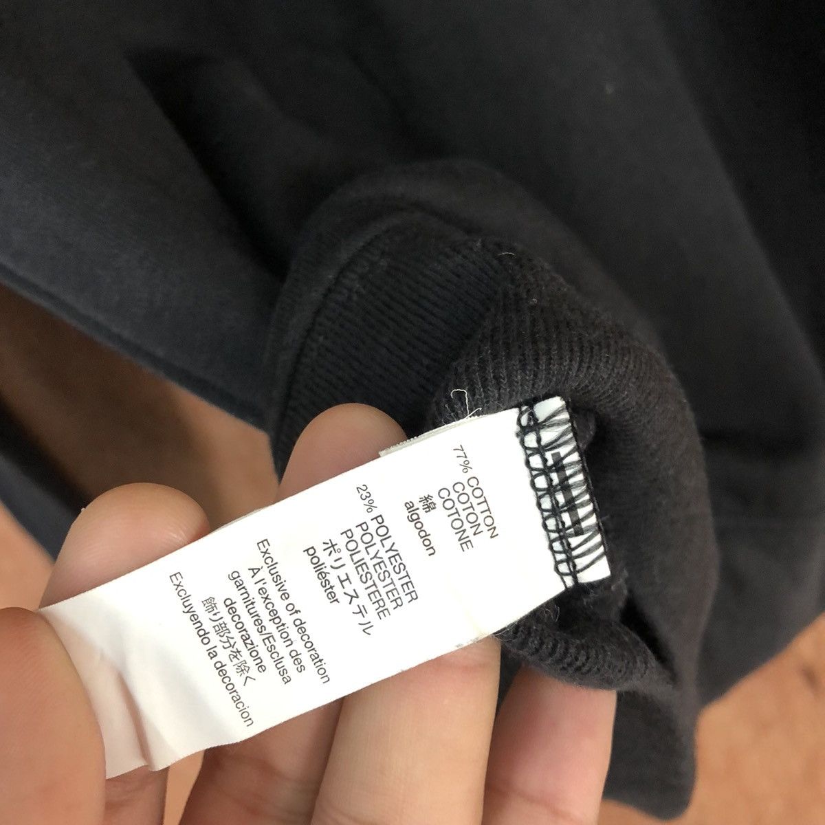 Gap DL Gap Black Big Logo Hoodies #2026 Size US M / EU 48-50 / 2 - 14 Thumbnail