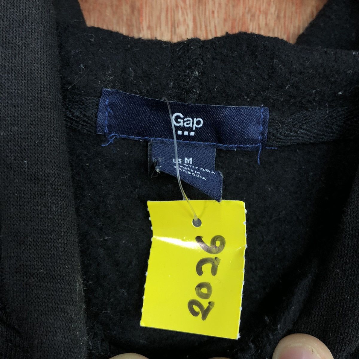 Gap DL Gap Black Big Logo Hoodies #2026 Size US M / EU 48-50 / 2 - 11 Thumbnail