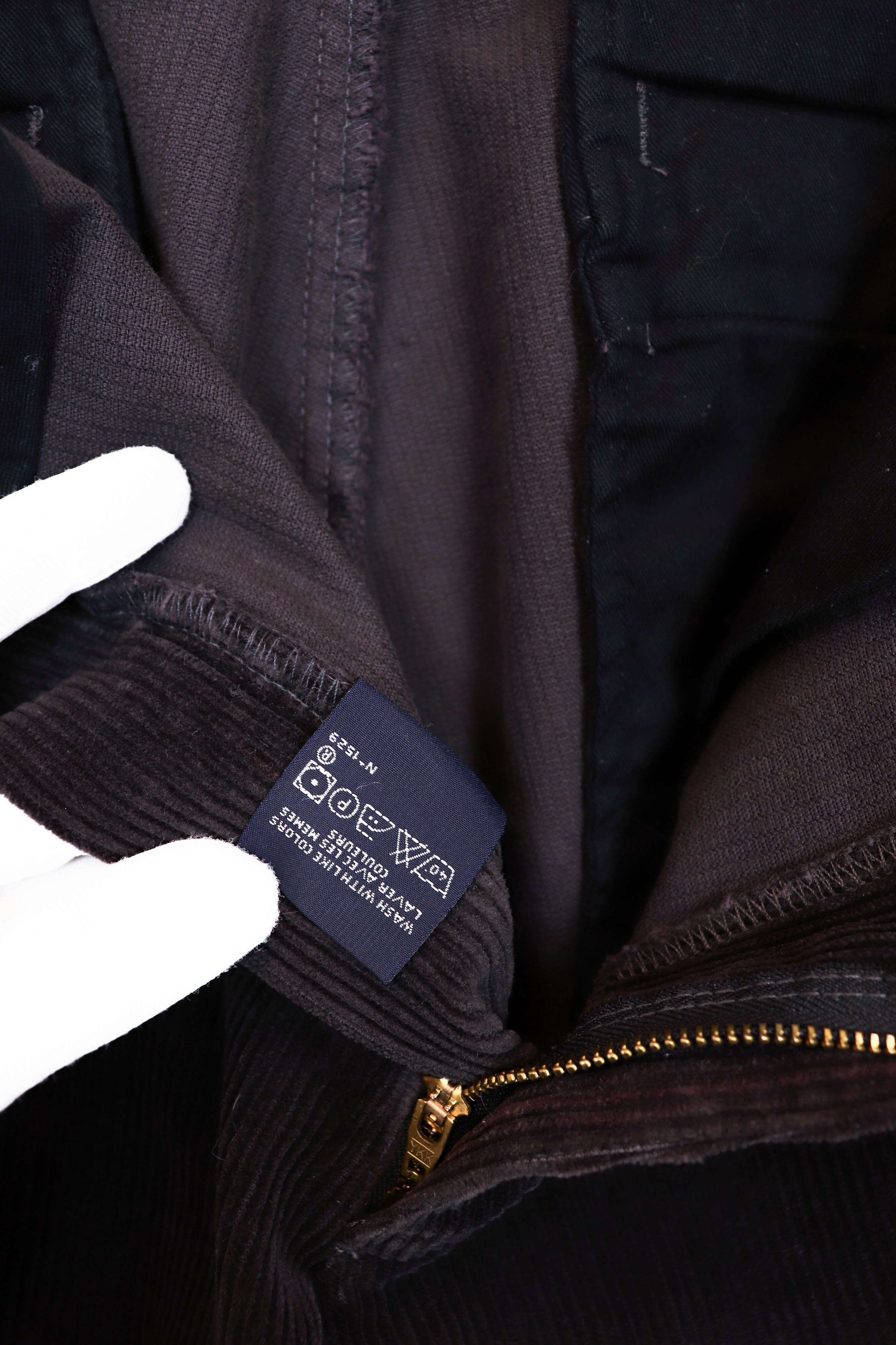 Polo Ralph Lauren Polo by Ralph Lauren Vintage Gray Corduroy Keating Pants Size US 33 - 11 Thumbnail