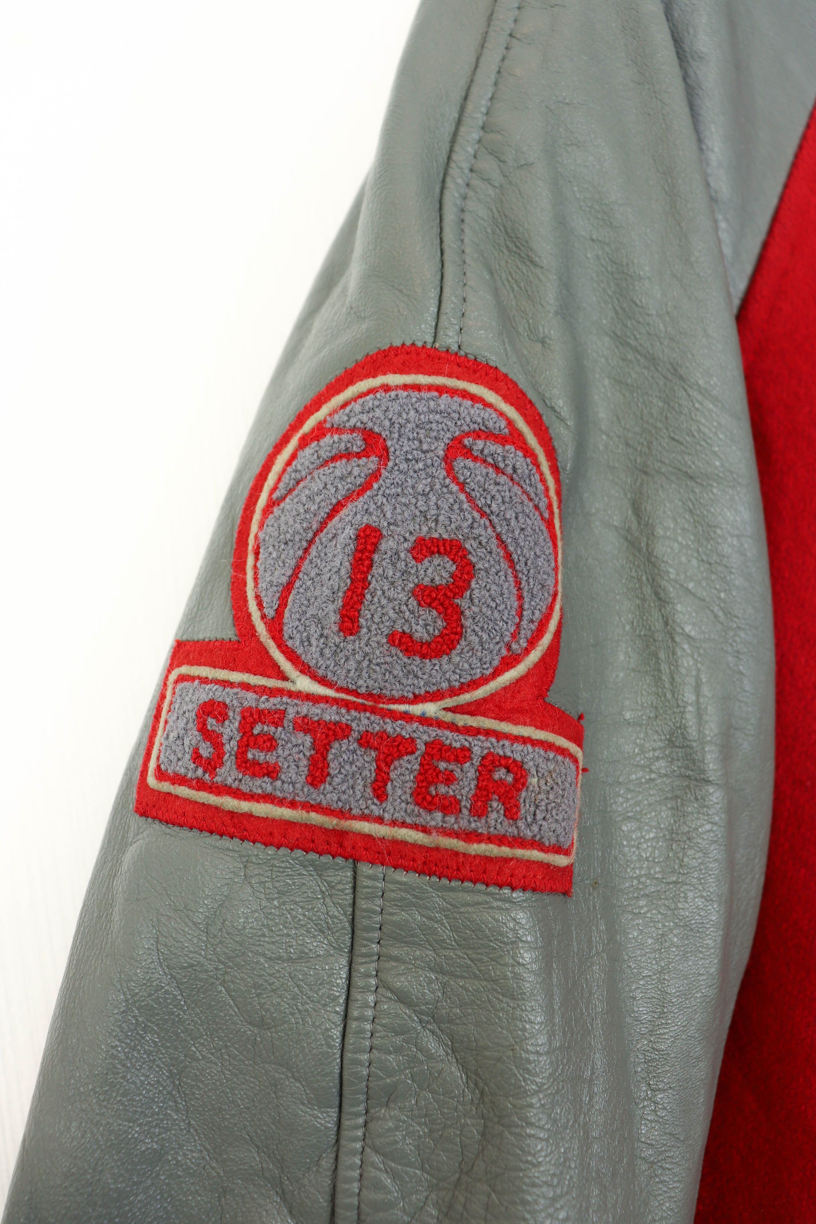 Vintage 90s Vintage Lancers Athletics Wool Leather Varsity Jacket Size US L / EU 52-54 / 3 - 8 Thumbnail