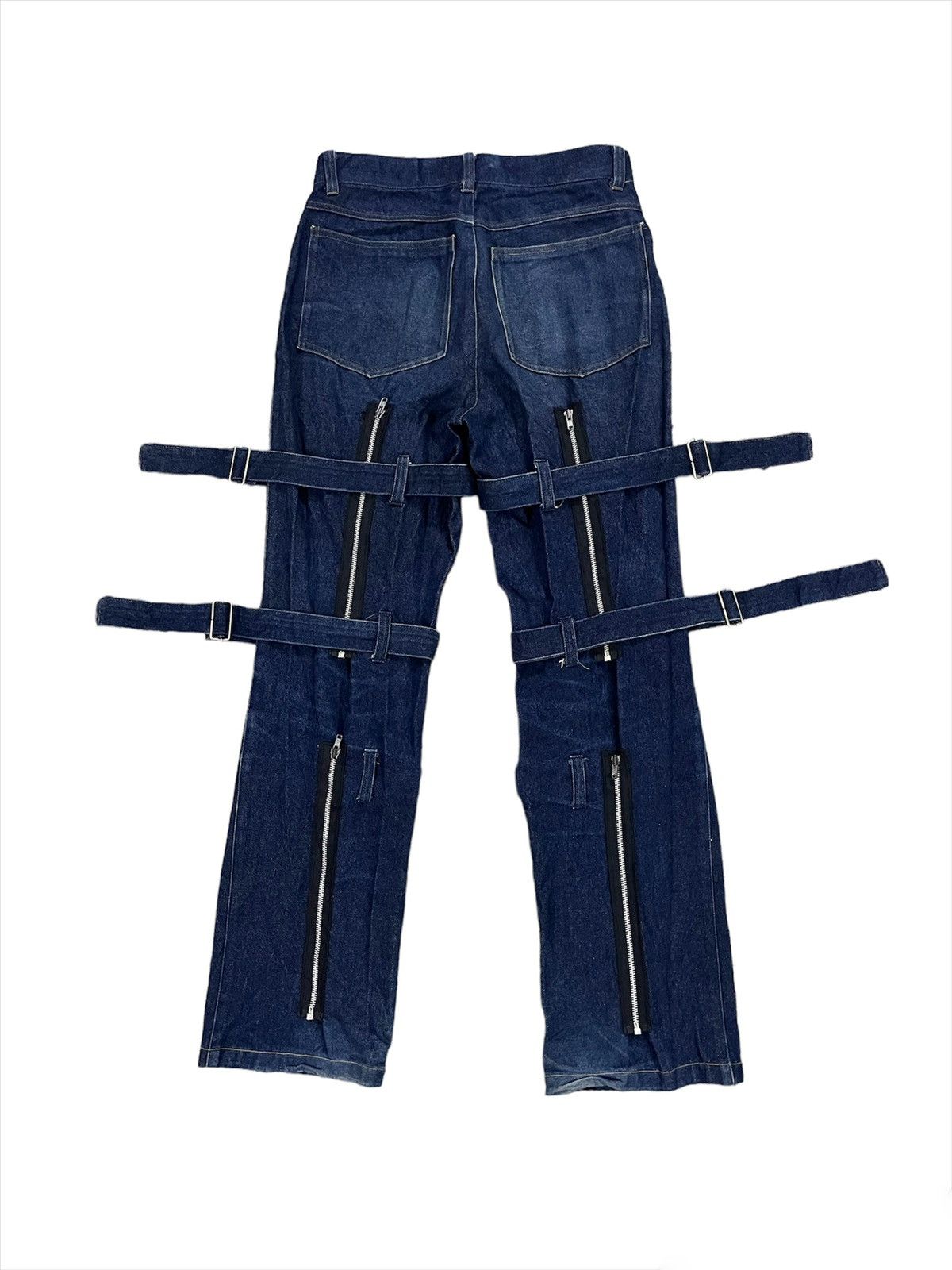Japanese Brand × Seditionaries Offer‼️Alphalle Made In Japan Bondage Denim Punk Gothic Jeans Size US 29 - 5 Thumbnail
