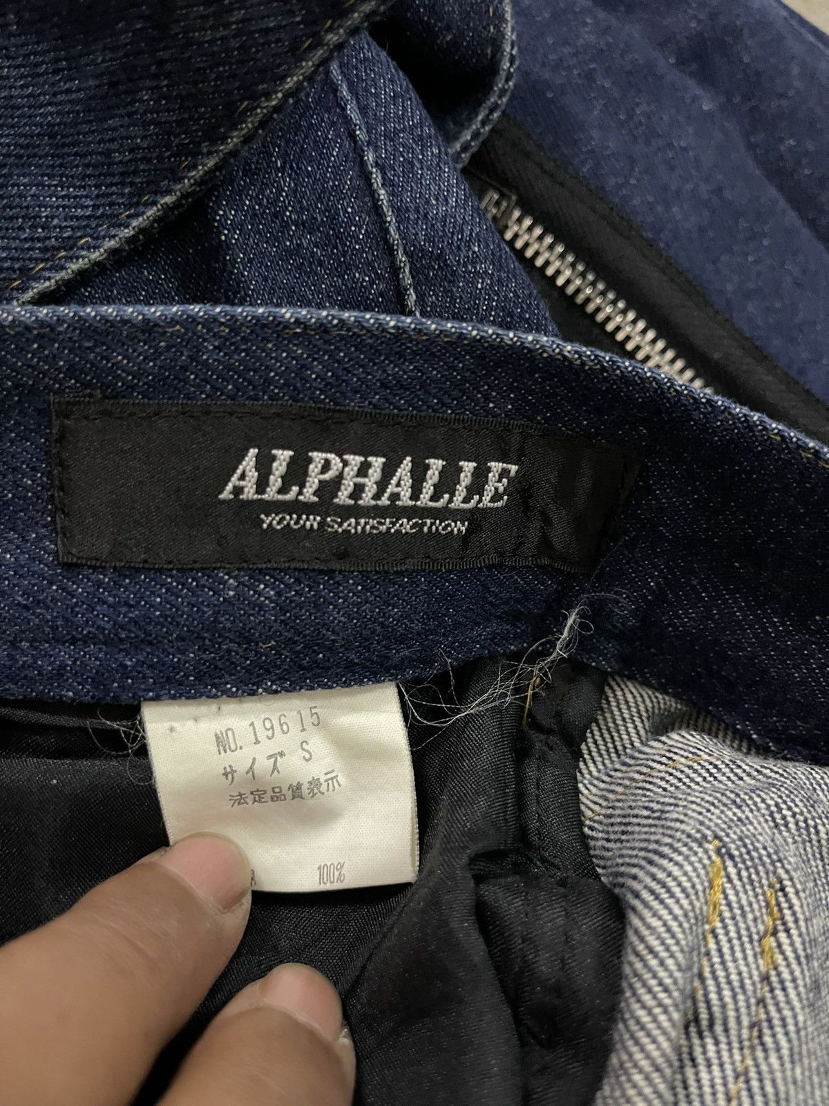 Japanese Brand × Seditionaries Offer‼️Alphalle Made In Japan Bondage Denim Punk Gothic Jeans Size US 29 - 9 Thumbnail