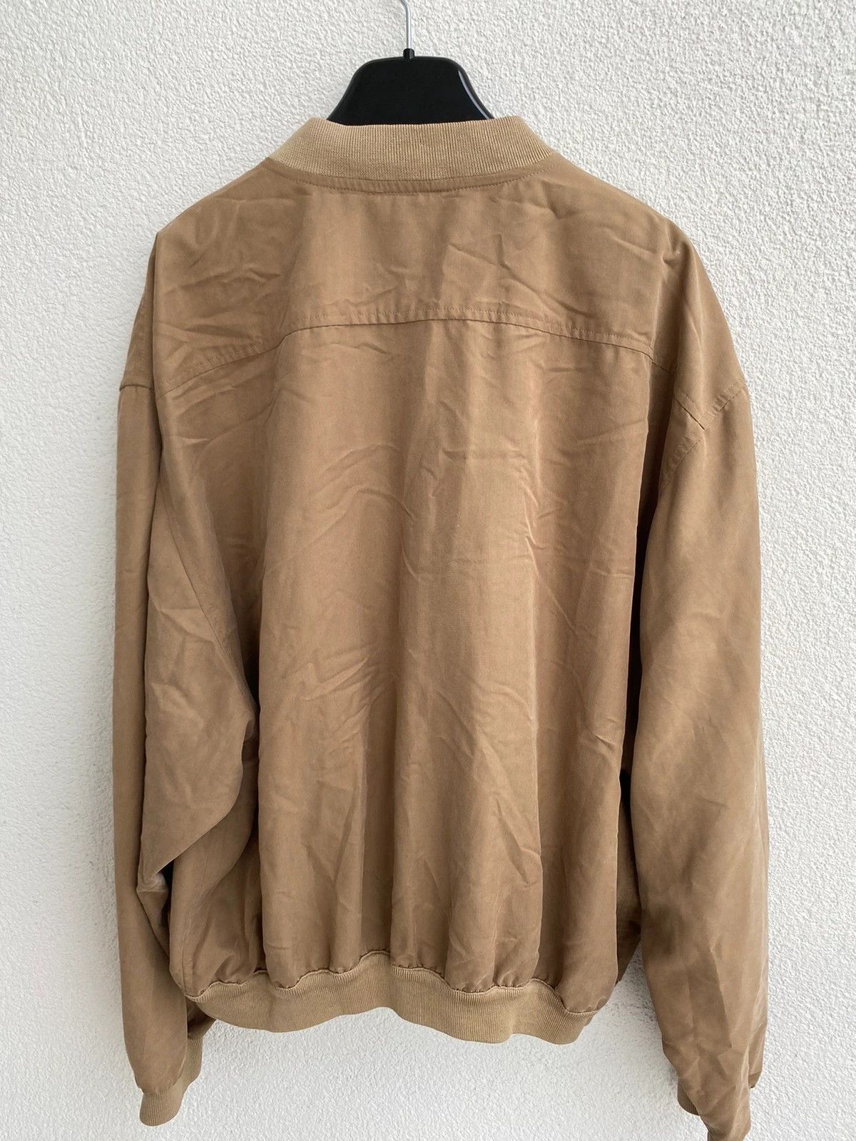 Yves Saint Laurent 90s YSL Jacket Bomber Beige Soft Vintage Yves Saint Laurent Size US XL / EU 56 / 4 - 6 Thumbnail