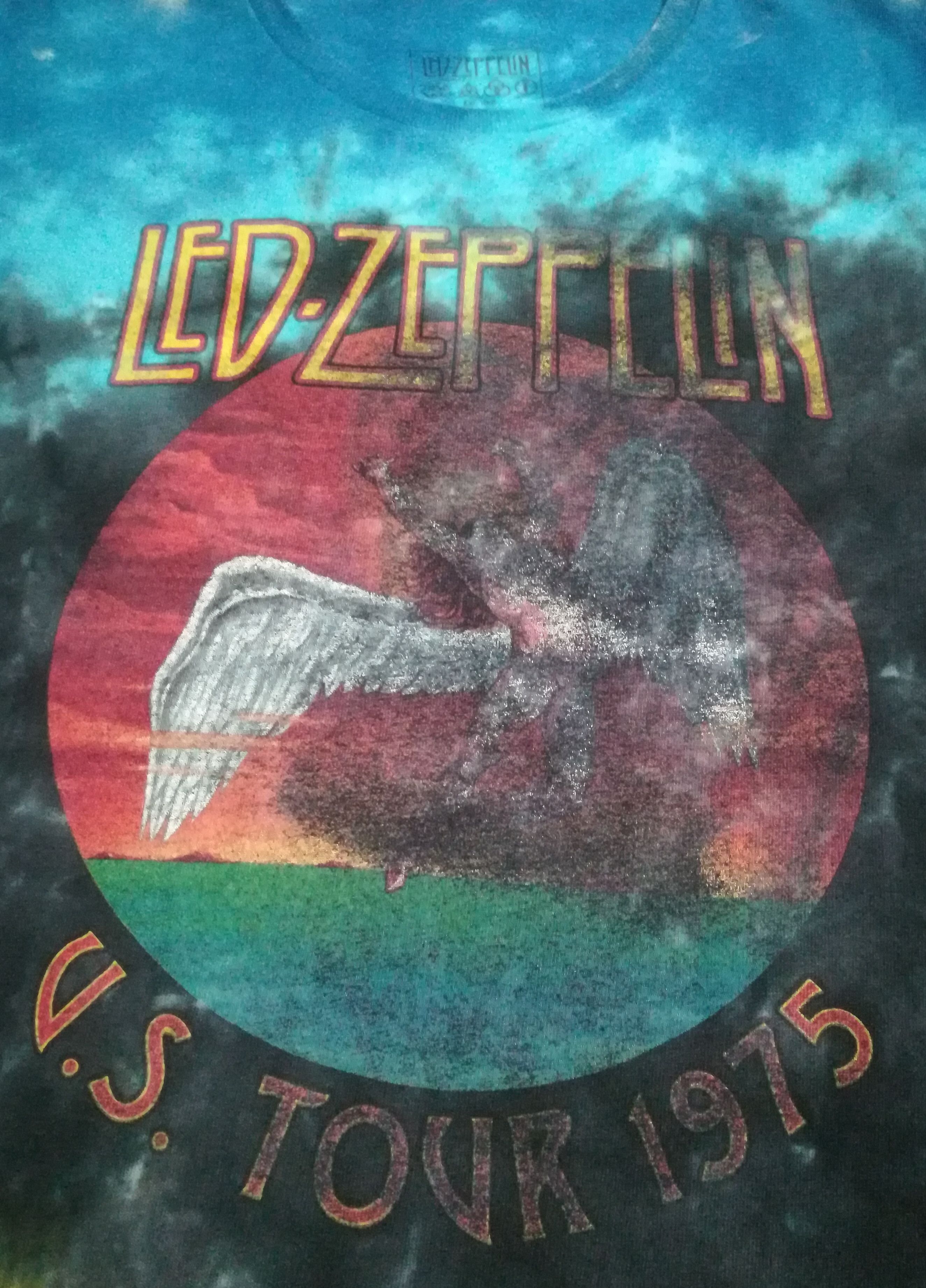 Band Tees Rare Led Zeppelin Band Tshirt Tie Dye Size US L / EU 52-54 / 3 - 3 Thumbnail