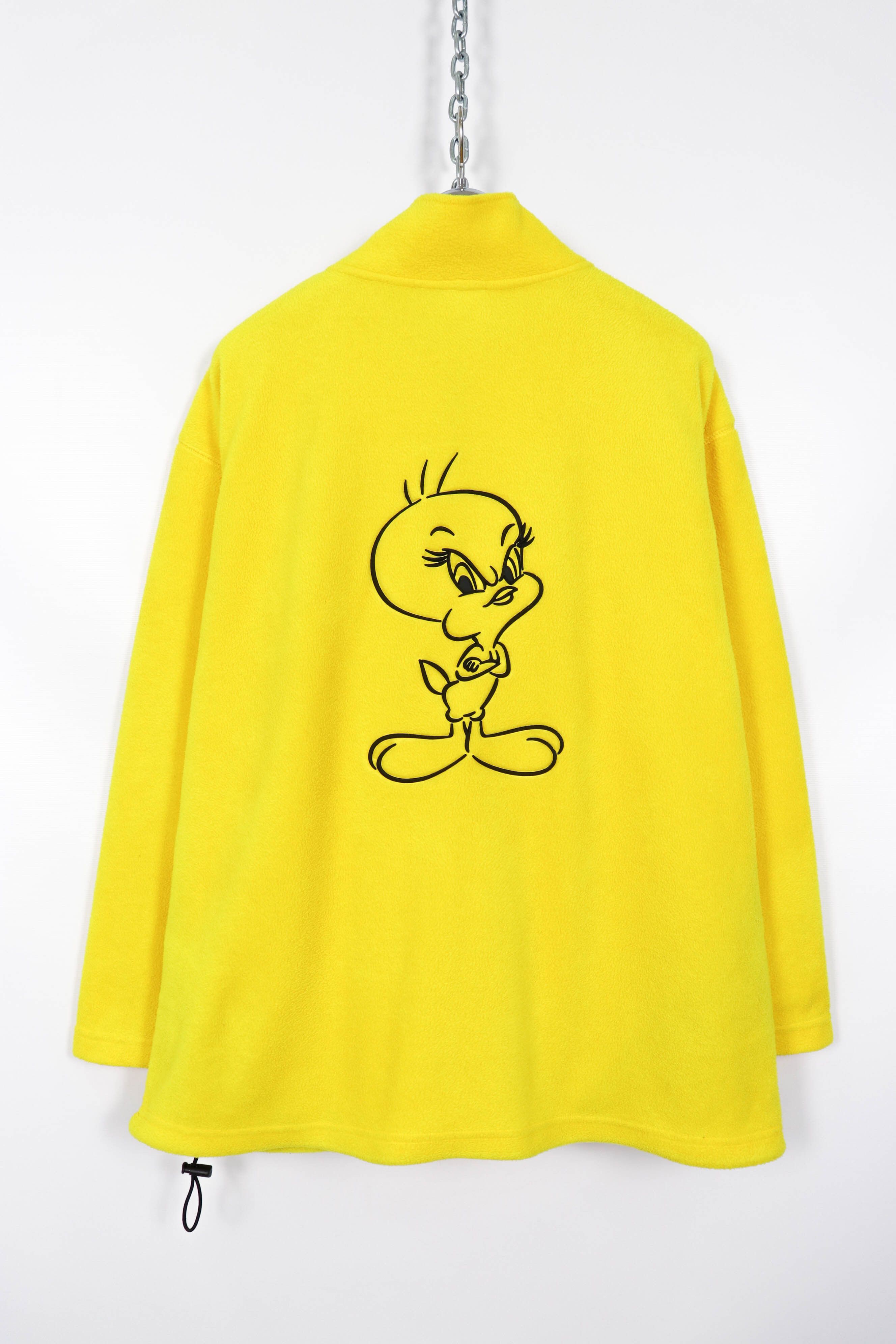 Warner Bros Tweety Vintage 90s ©1999 Warner Bros Looney Tunes Fleece Size US XL / EU 56 / 4 - 1 Thumbnail